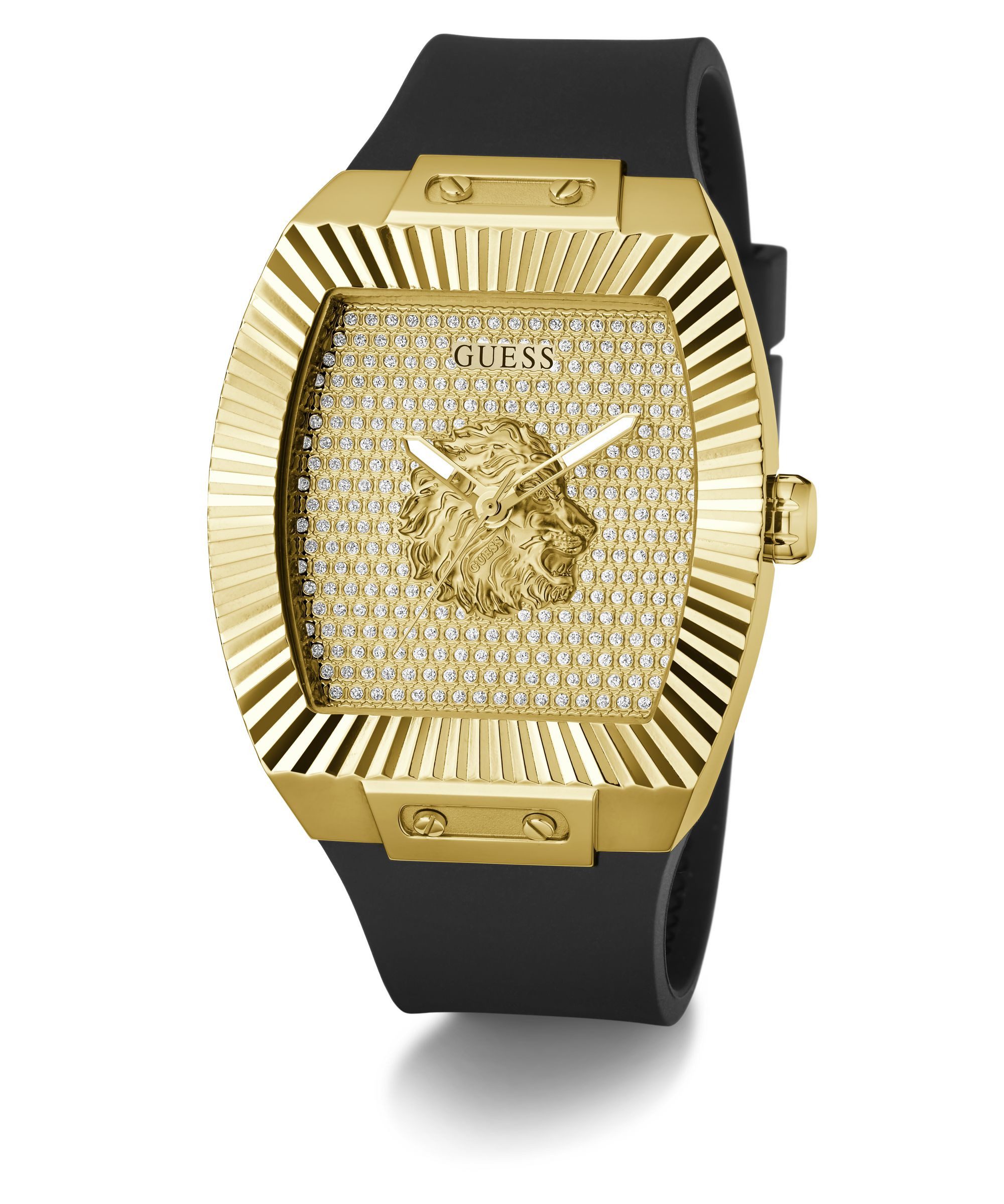 Guess Quarzuhr PHOENIX GW1066G2, Armbanduhr, Herrenuhr, Silikonarmband, analog