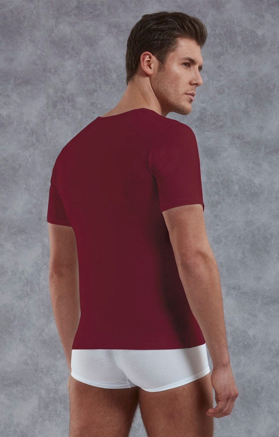 DOREANSE V-Shirt Herren Slim Fit T-Shirt günstig online kaufen