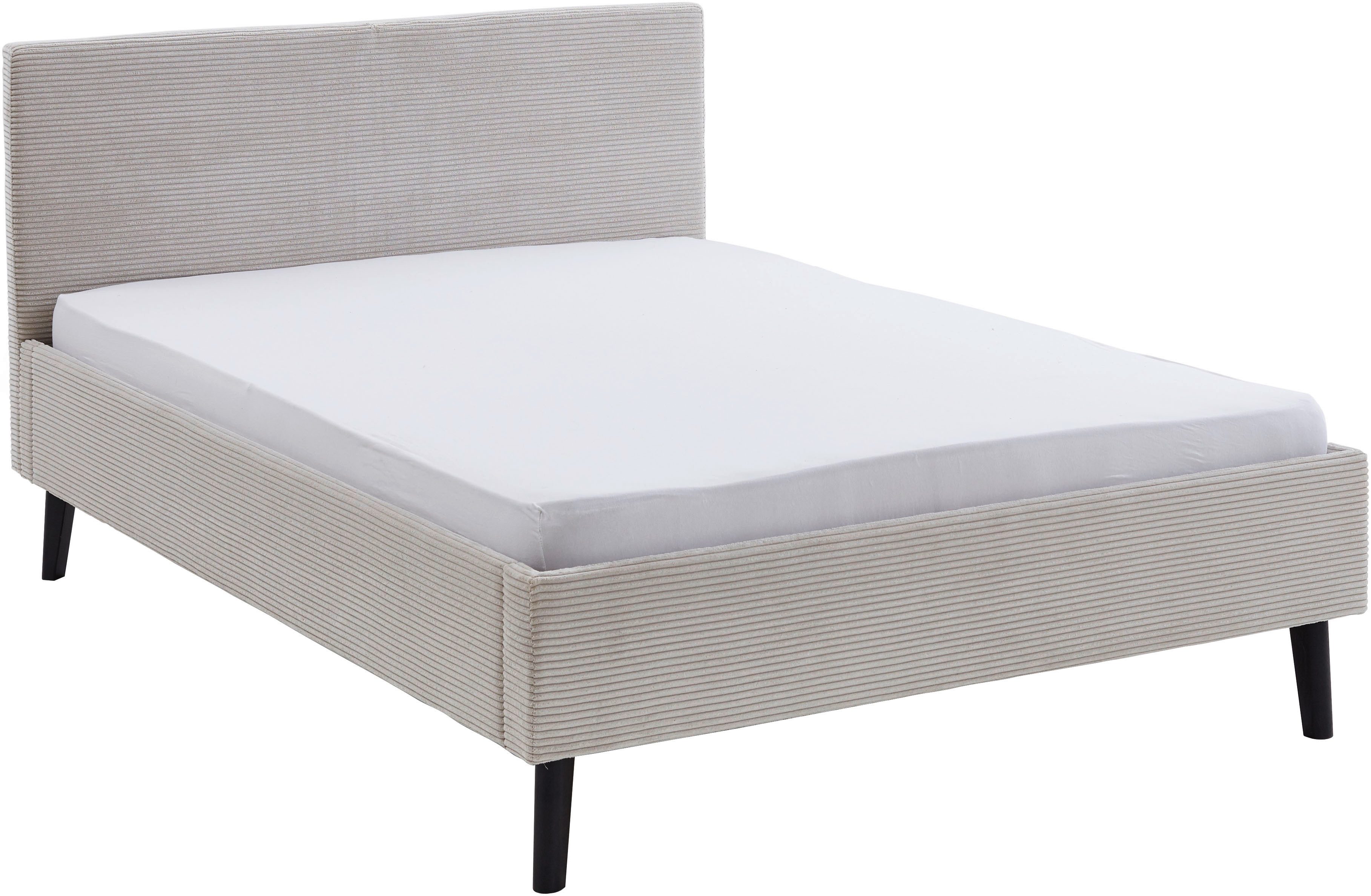 meise.möbel Polsterbett Avola, erhältlich in den Breiten 140 & 180cm, Bezugsstoff Cord