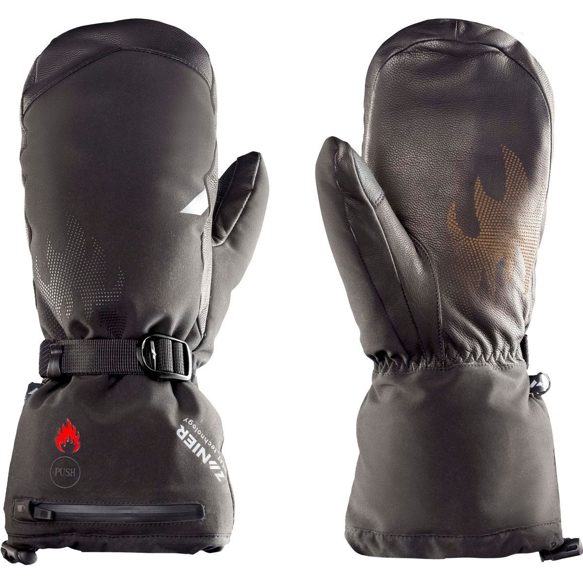 Zanier Skihandschuhe HOT.STX Beheizbare Fäustlinge für kalte Wintertage mit wasserdichter Membran