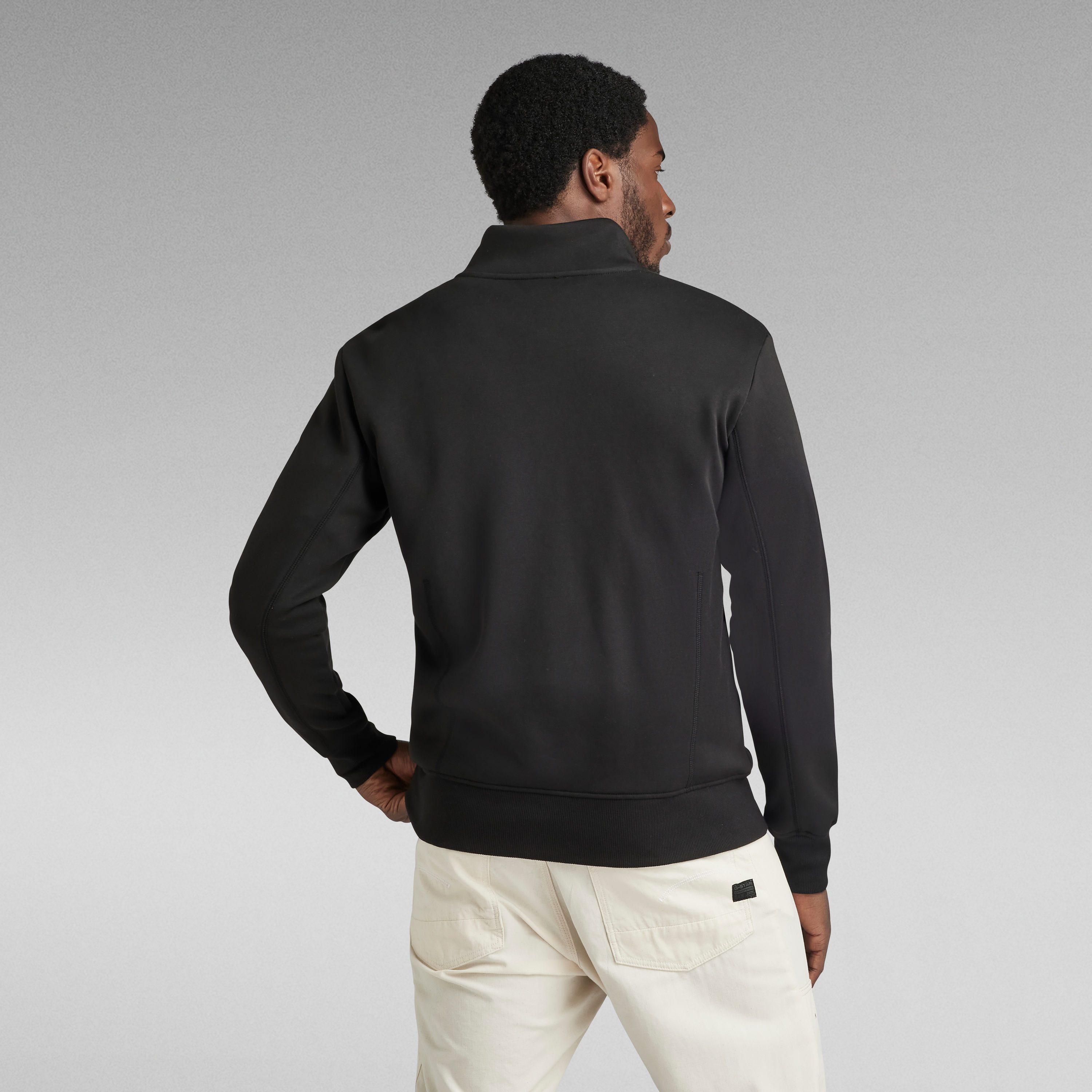 G-STAR Sweatjacke mit Logostickerei auf der Brust