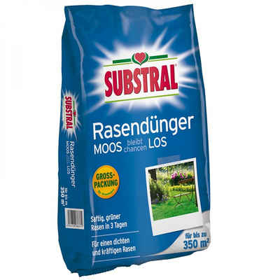 Substral Gartenbau-Substrat Substral Rasendünger MOOS bleibt chancen LOS 10,5 kg für bis zu 350