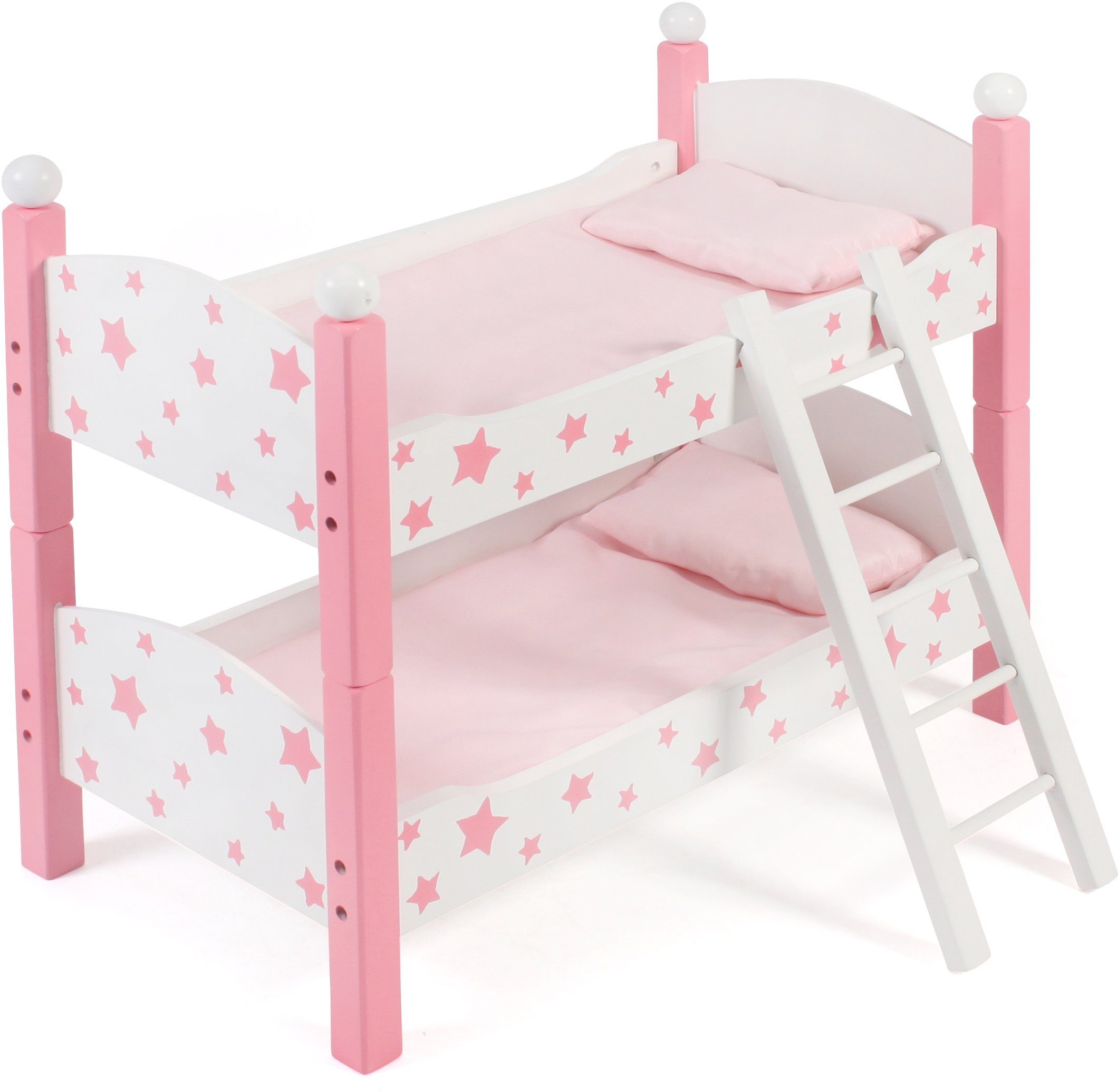 CHIC2000 Puppenbett Stars Pink, auch als zwei Einzelbetten verwendbar günstig online kaufen