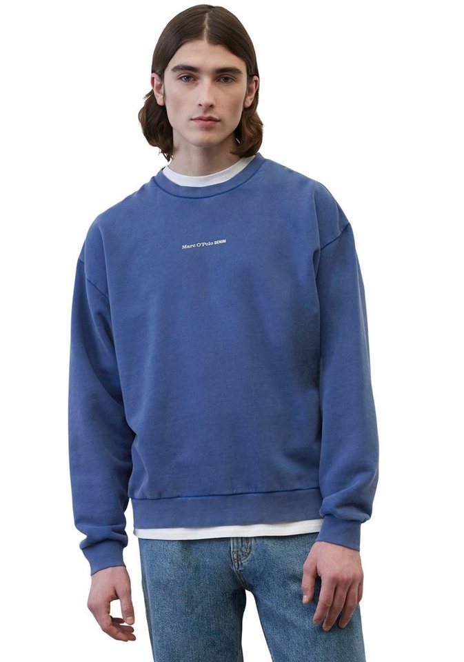 Marc O'Polo DENIM Sweatshirt, Aus zertifizierter Bio-Baumwolle