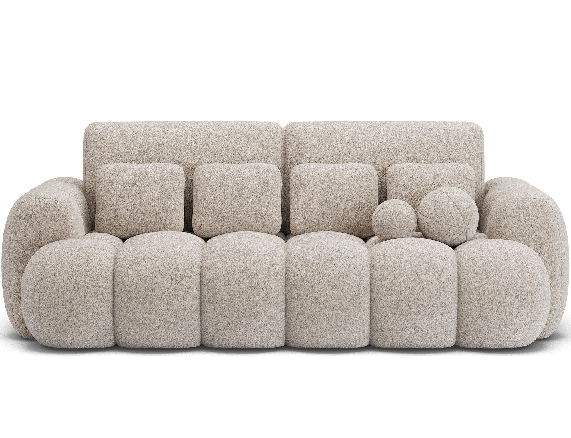 MOEBLO Schlafsofa Elvento, Sitzer Sofa mit Schlaffunktion & Komfortpolsteru günstig online kaufen