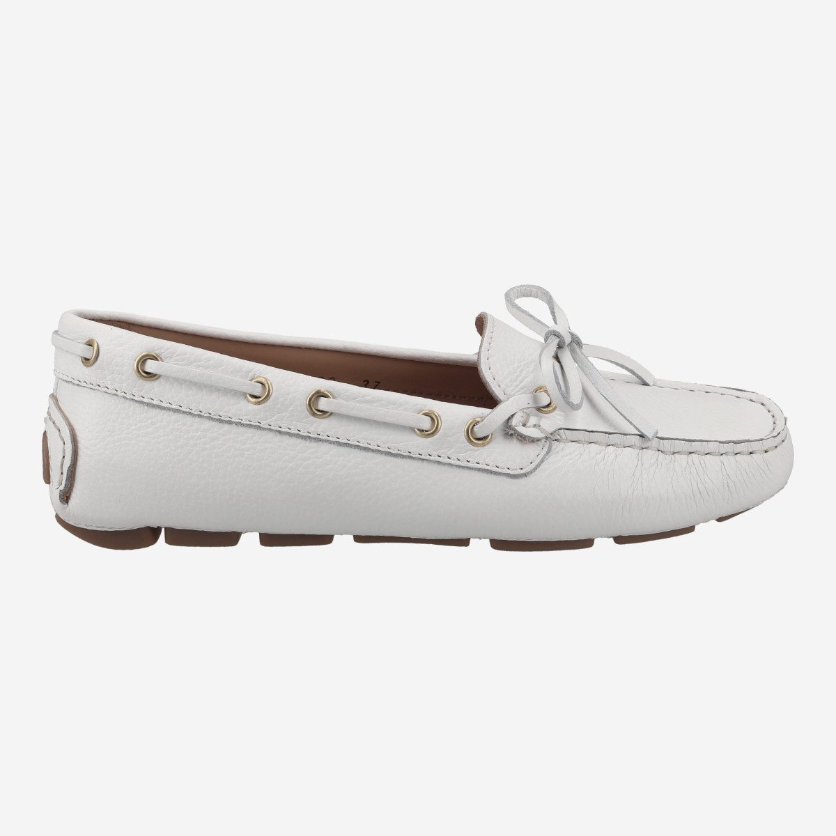 Lüke Schuhe 003 BIANCO, Slipper & Mokassin in Weiß für Damen Slipper