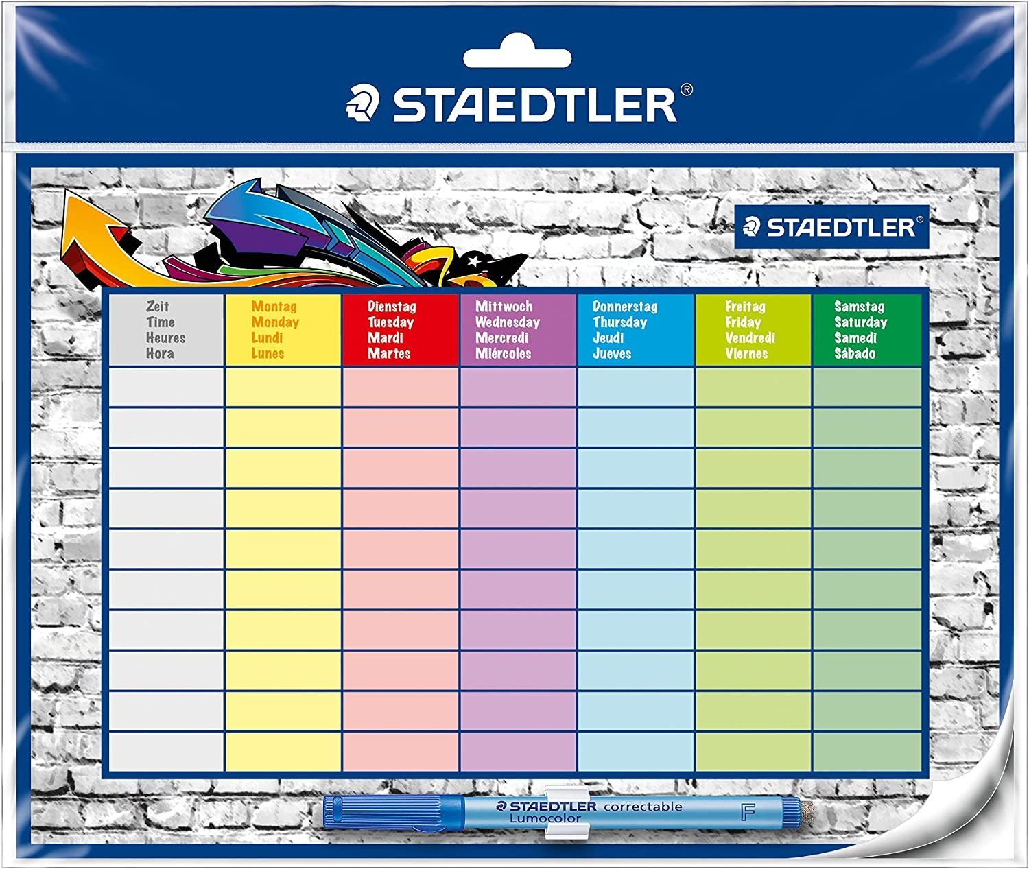 STAEDTLER Schülerkalender STAEDTLER Stundenplan-Set Lumocolor correctable, DIN A4