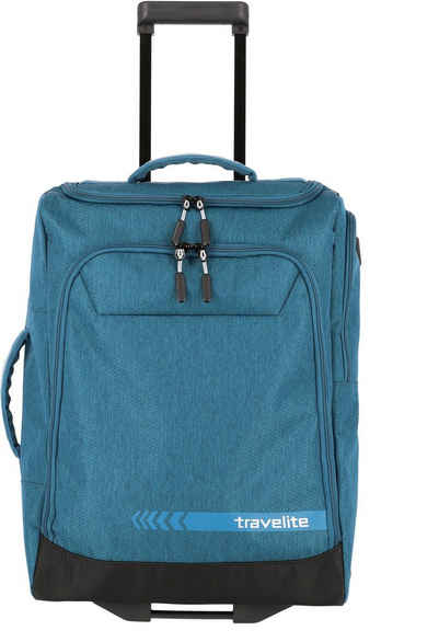 travelite Weichgepäck-Trolley Kick Off S, 55 cm, 2 Rollen, Handgepäck-Koffer Reisegepäck Reisekoffer Trolley Freizeittasche