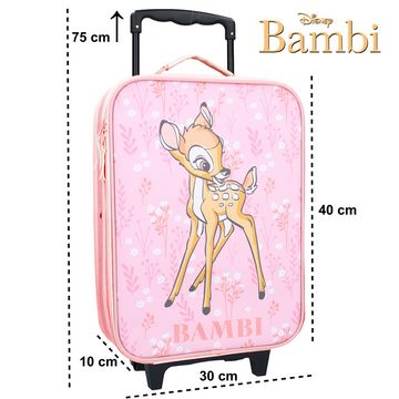 Disney Kinderkoffer Bambi Trolley Koffer Kindertrolley Trolly, nur 1 Kg Leicht