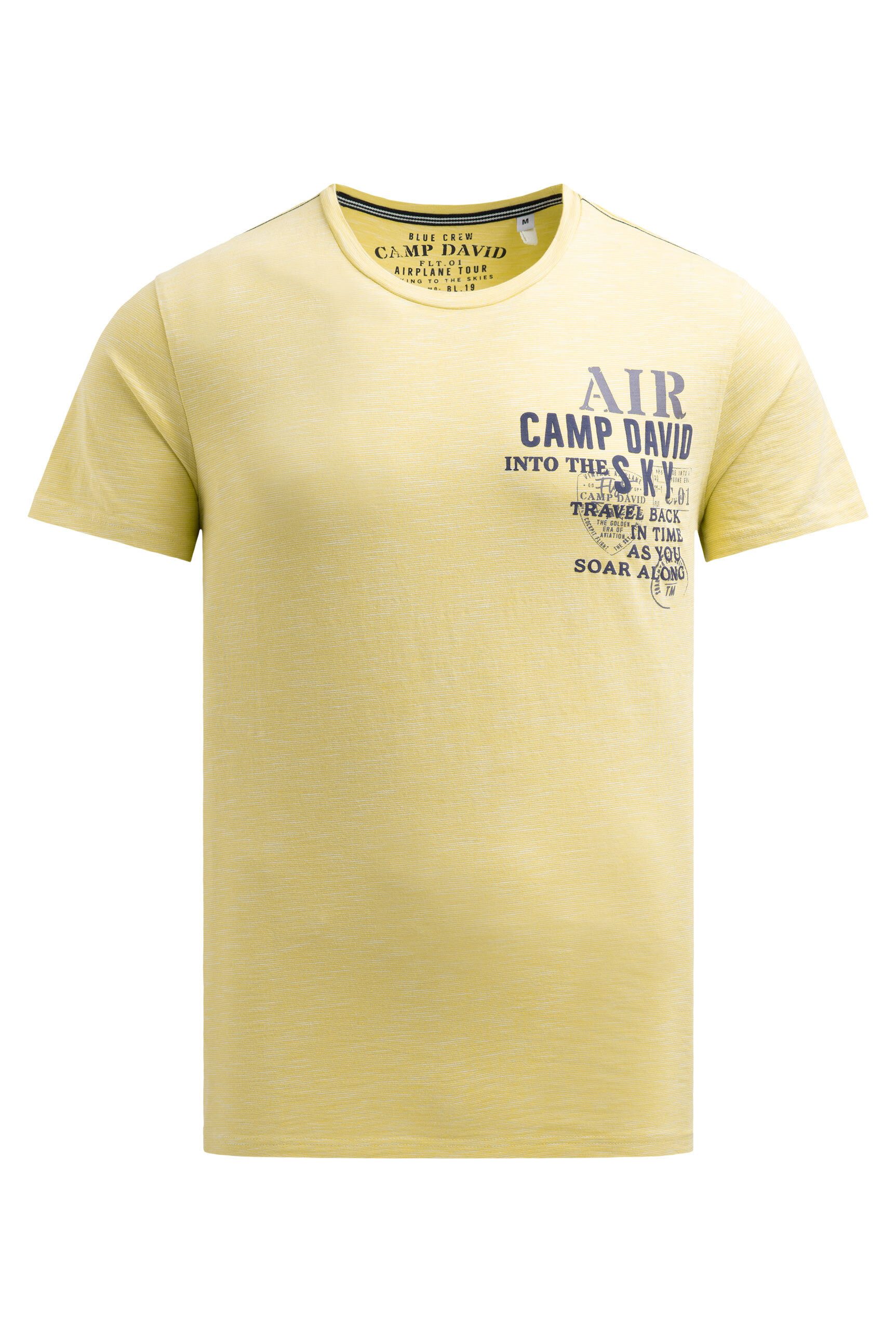 CAMP DAVID Rundhalsshirt mit Kontrastnähten günstig online kaufen