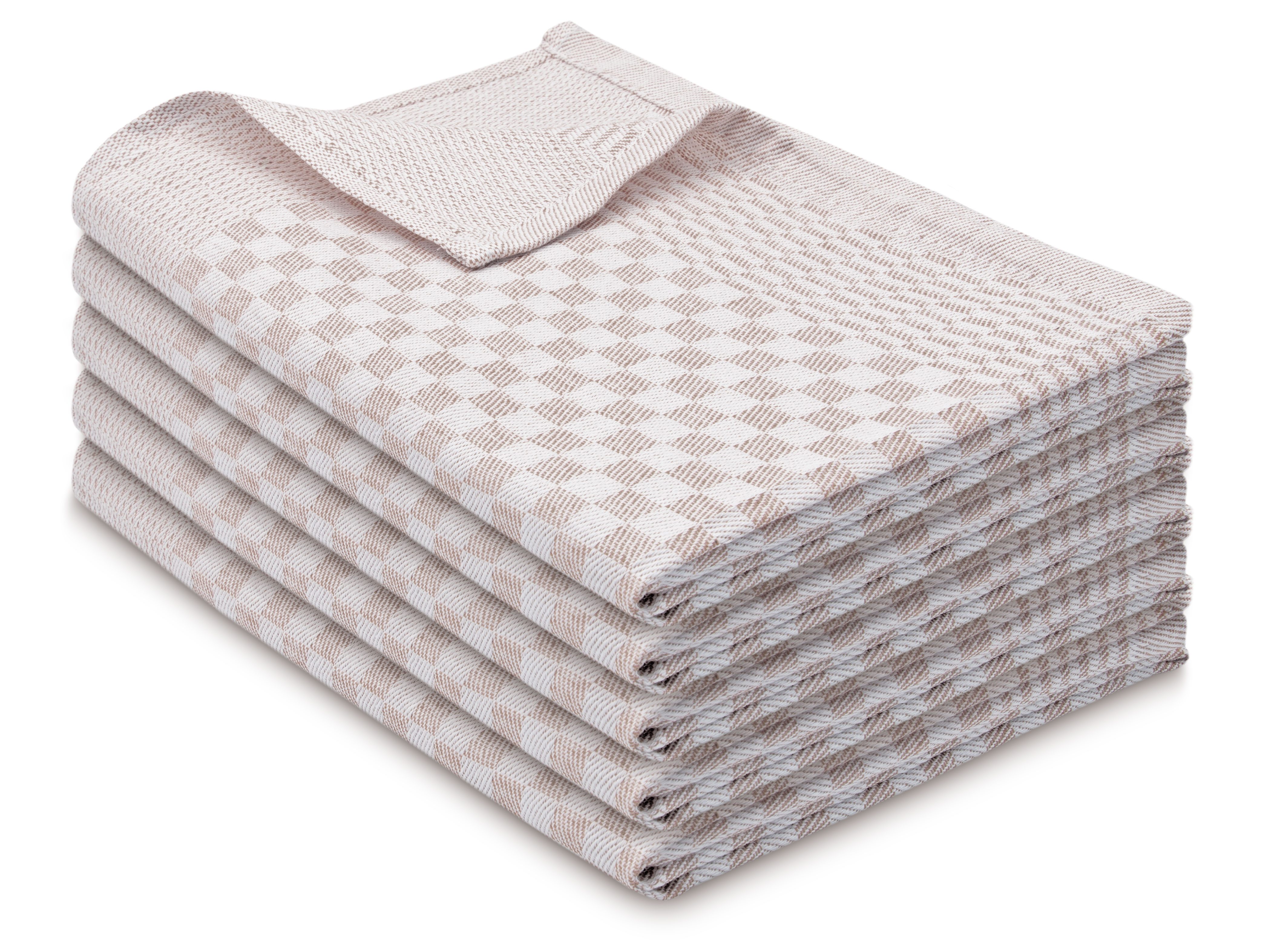 ZOLLNER Geschirrtuch, (Spar-Set, 10-tlg), saugstark, pflegeleicht, robust, 46 x 70 cm, 100% Baumwolle, vom Hotelwäschespezialisten, Geschirrhandtuch