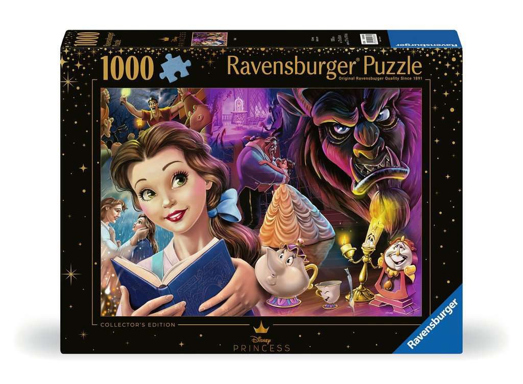 Ravensburger Puzzle Ravensburger, Belle, die Disney Prinzessin, 1000 Teile Puzzle, 1000 Puzzleteile, Made in Europa