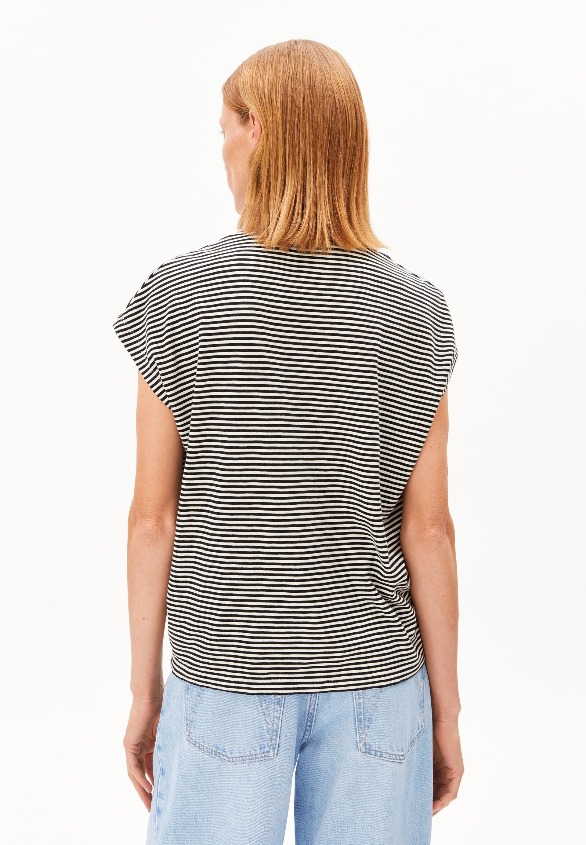 Armedangels T-Shirt SLUB JERSEY STRIPE T-Shirt aus Bio-Baumwolle Loose Fit – Bild 4 von 5