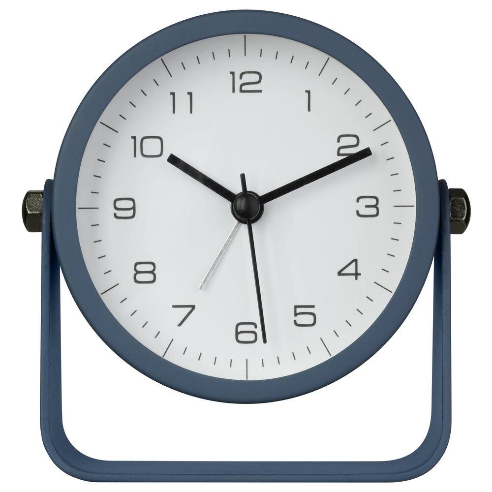 TFA Dostmann Wecker Tischuhr aus Metall und Glas, inkl leisem Uhrwerk, 60.1 günstig online kaufen