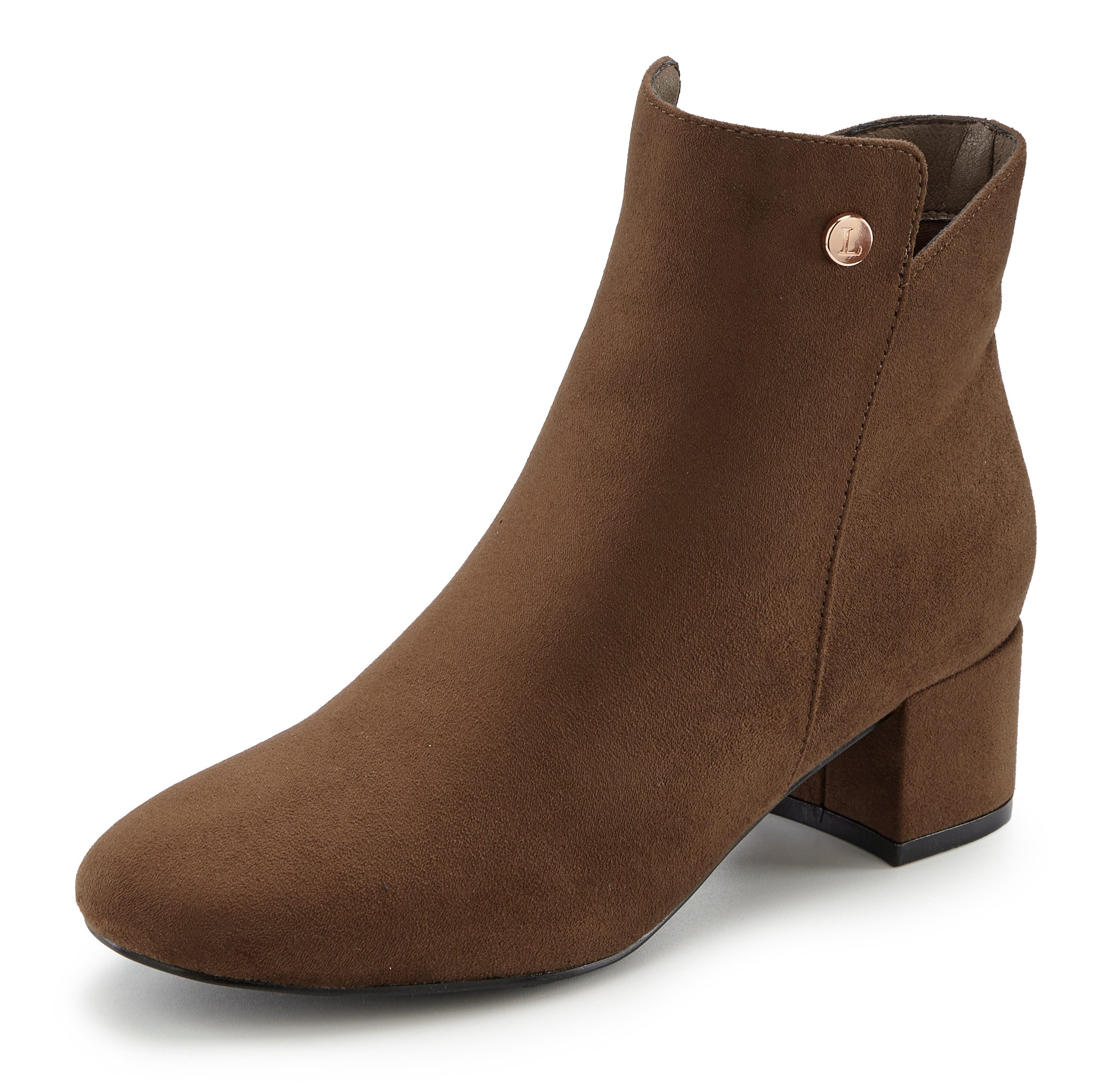 LASCANA Stiefelette mit bequemen Blockabsatz, Ankle Boots, Stiefel VEGAN günstig online kaufen