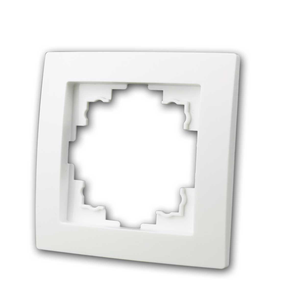 McPower Rahmen FLAIR Rahmen, 1-fach, weiß matt, Einfachrahmen