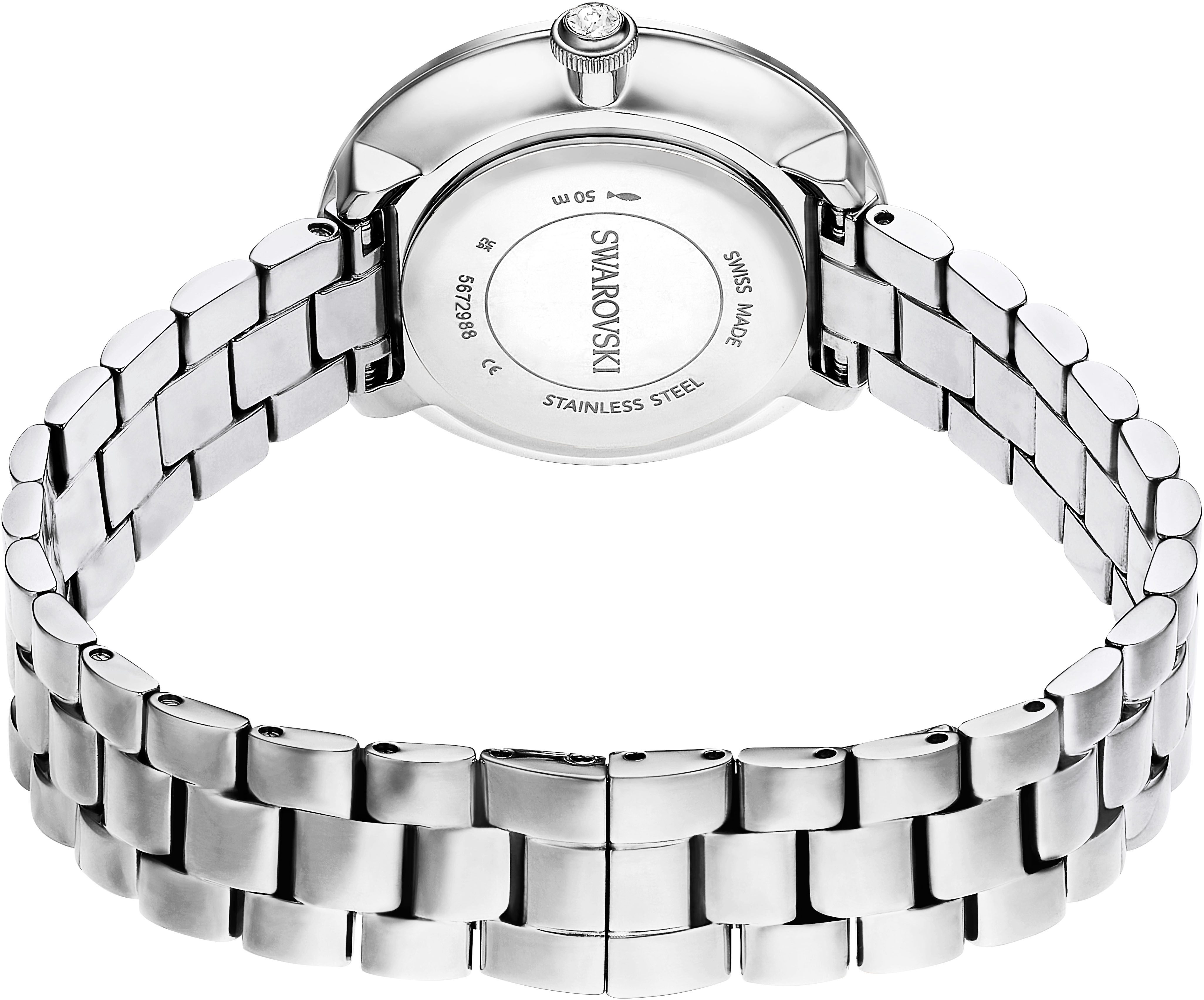 Swarovski Quarzuhr CERTA 5672998, Armbanduhr, Damenuhr, analog, Swarovski®-Kristalle