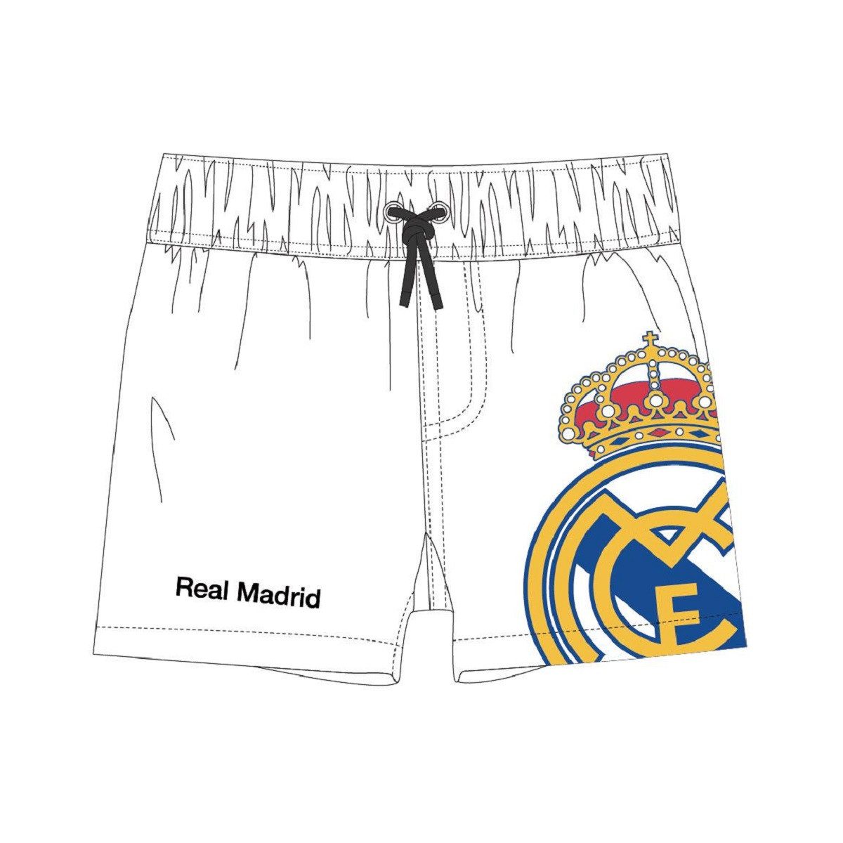 Cerda Relaxshorts Real Madrid Badehose Kinder – Offizielle Bermuda Shorts (einzelpack)