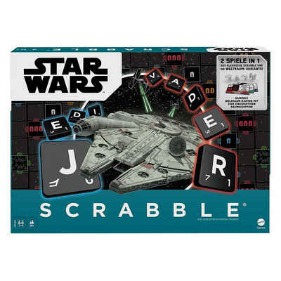 Mattel® Spiel, Mattel HBN60 - Mattel Games - Scrabble - Disney Star Wars - Wortspiel, Familienspiel, Brettspiel