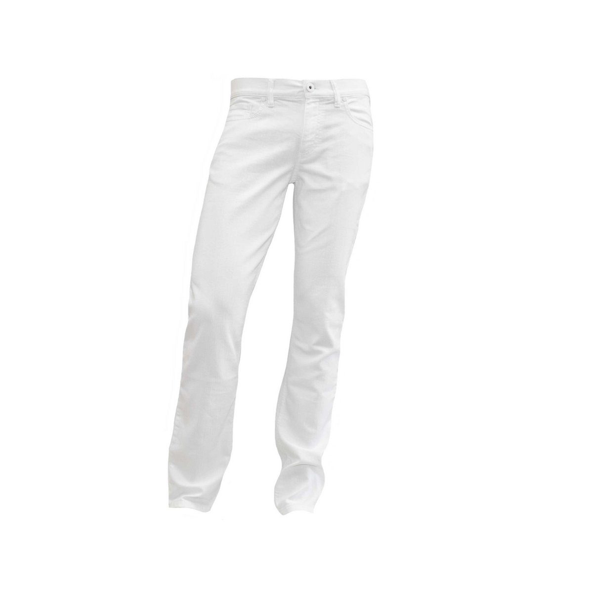 Alberto 5-Pocket-Jeans weiß (1-tlg)