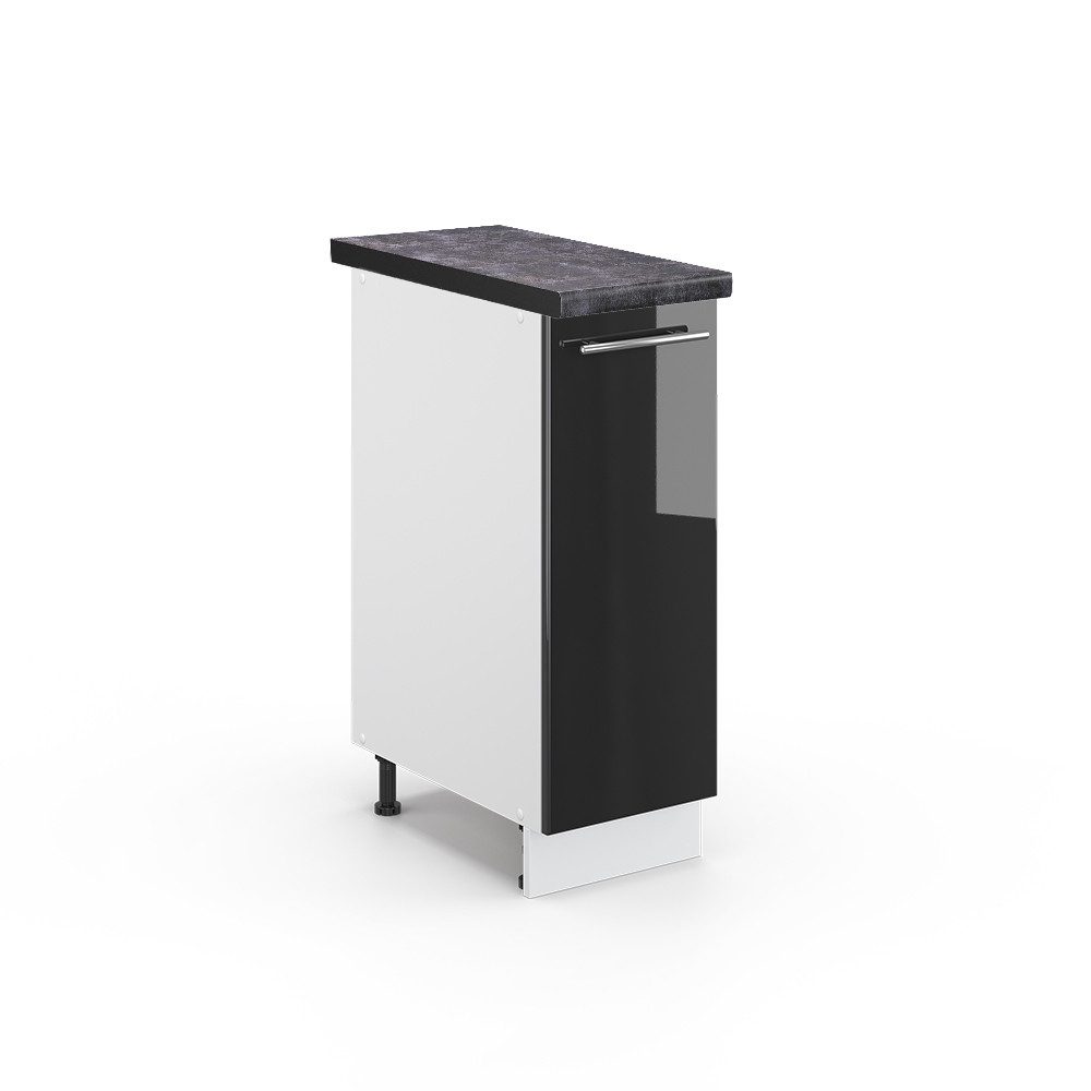 Vicco Apothekerschrank Fame-Line, Anthrazit Hochglanz/Weiß, 30 günstig online kaufen
