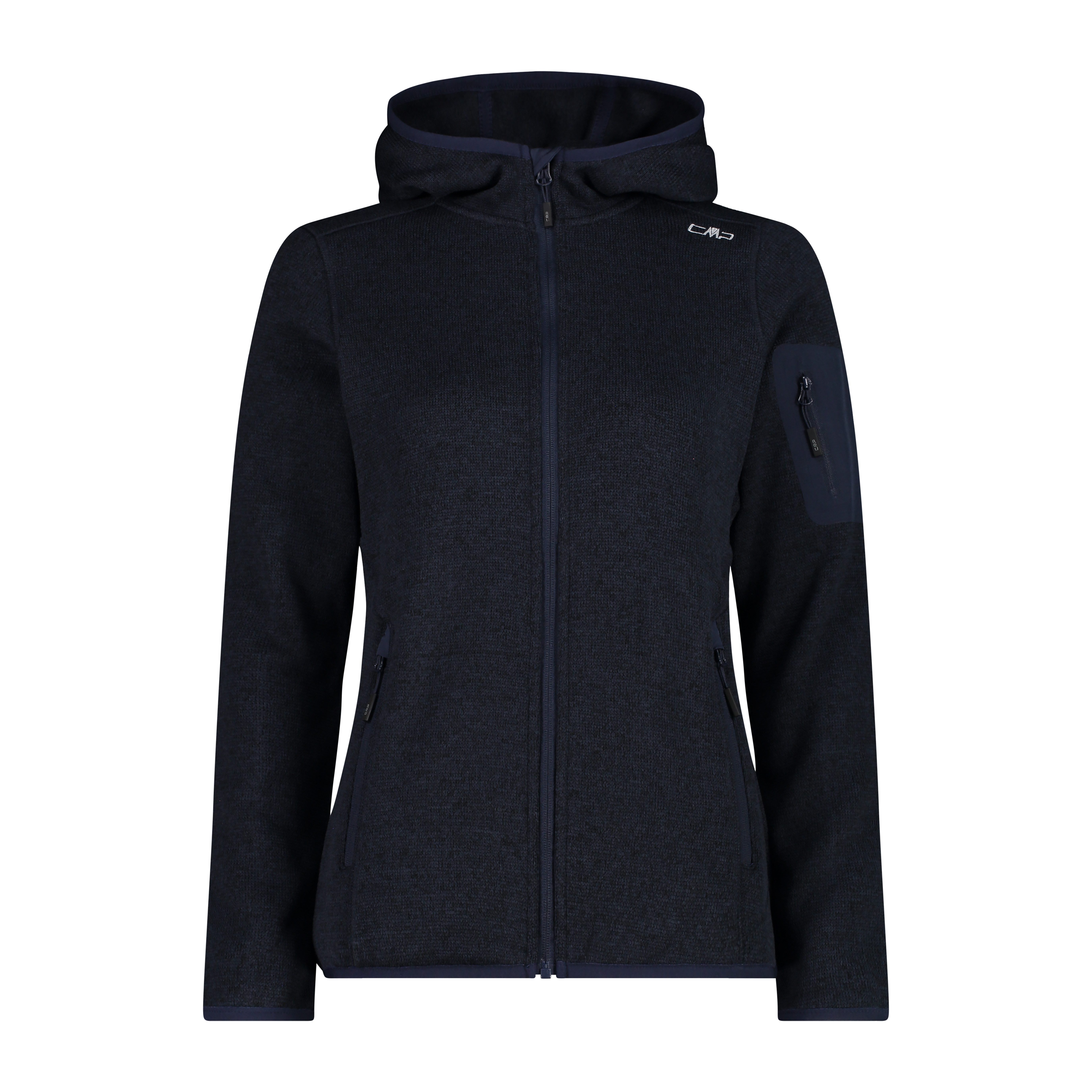 CMP Fleecejacke CMP Damen Jacke Knitted Melange Hoody 3H19826 günstig online kaufen