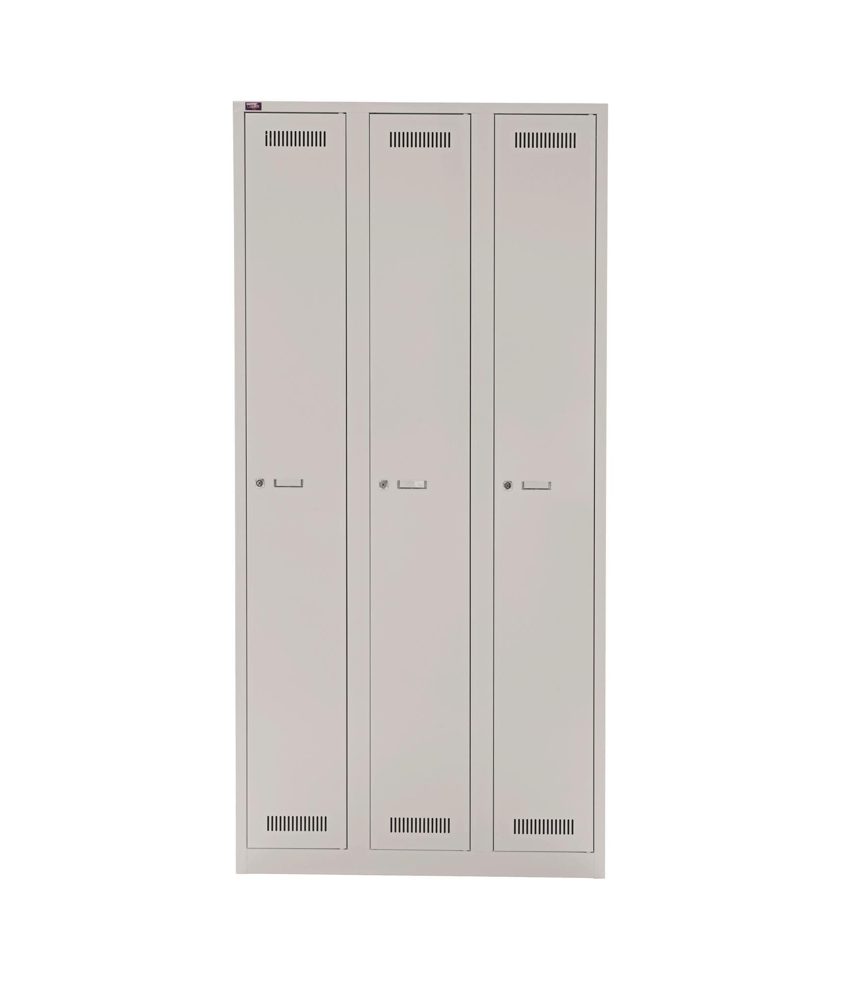 245 lichtgrau Bisley Garderobenschrank LIGHT