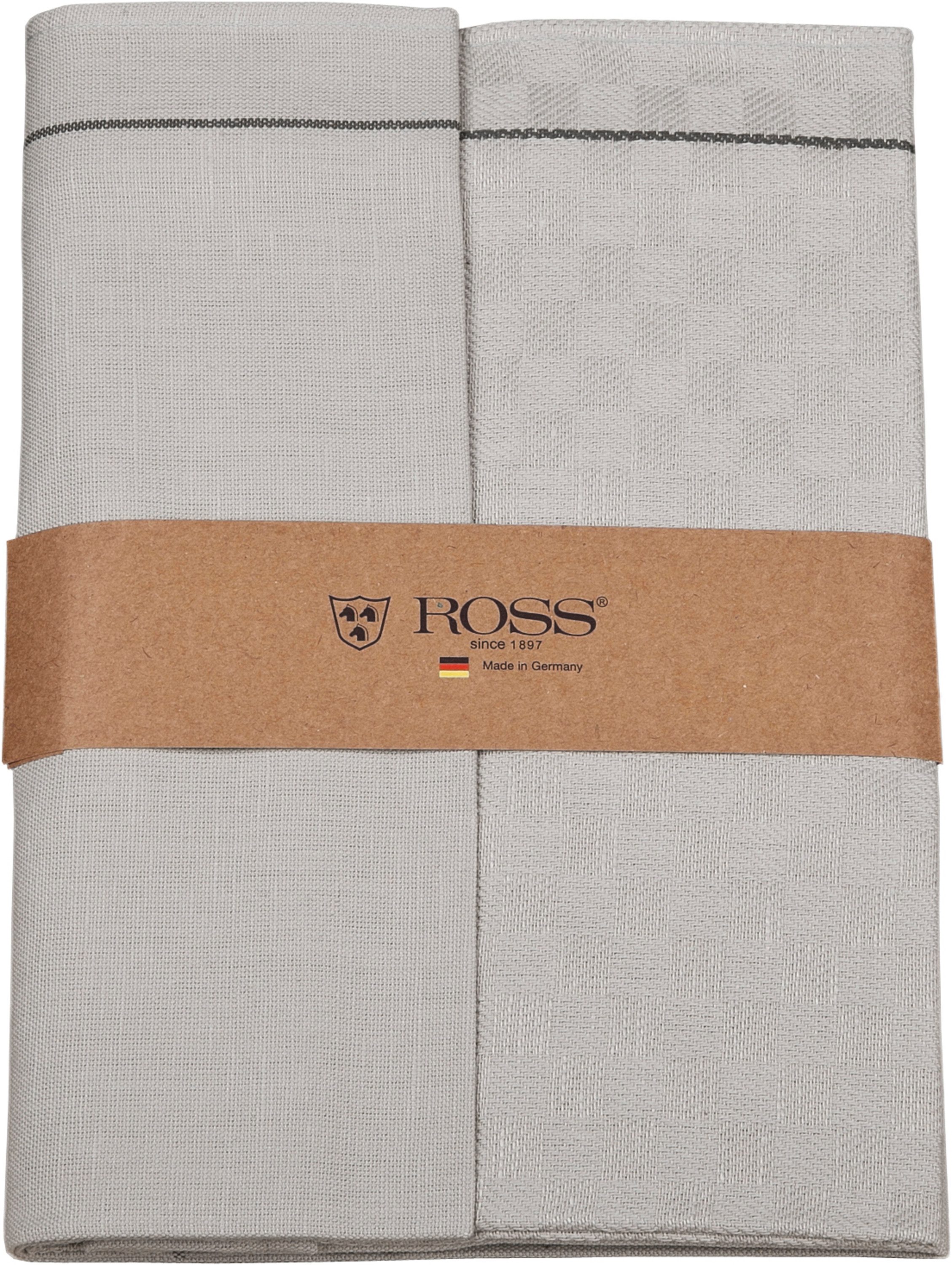 ROSS Geschirrtuch 2er Set 907, zwei Geschirrtücher in einer Banderole, (Set günstig online kaufen