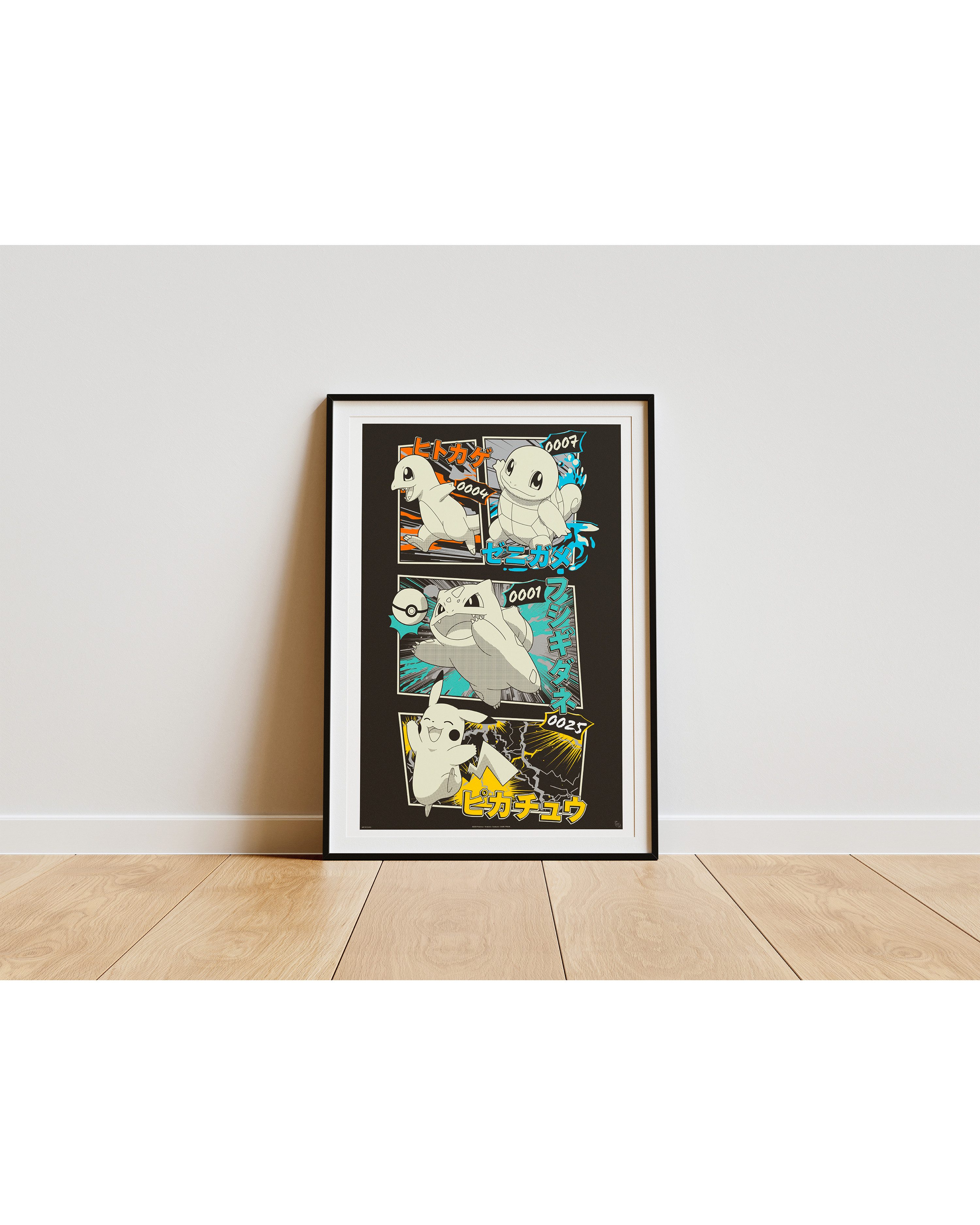 ABYstyle Poster Pokémon Poster Collage Pikachu & Kanto Starters 61 x 91,5 cm