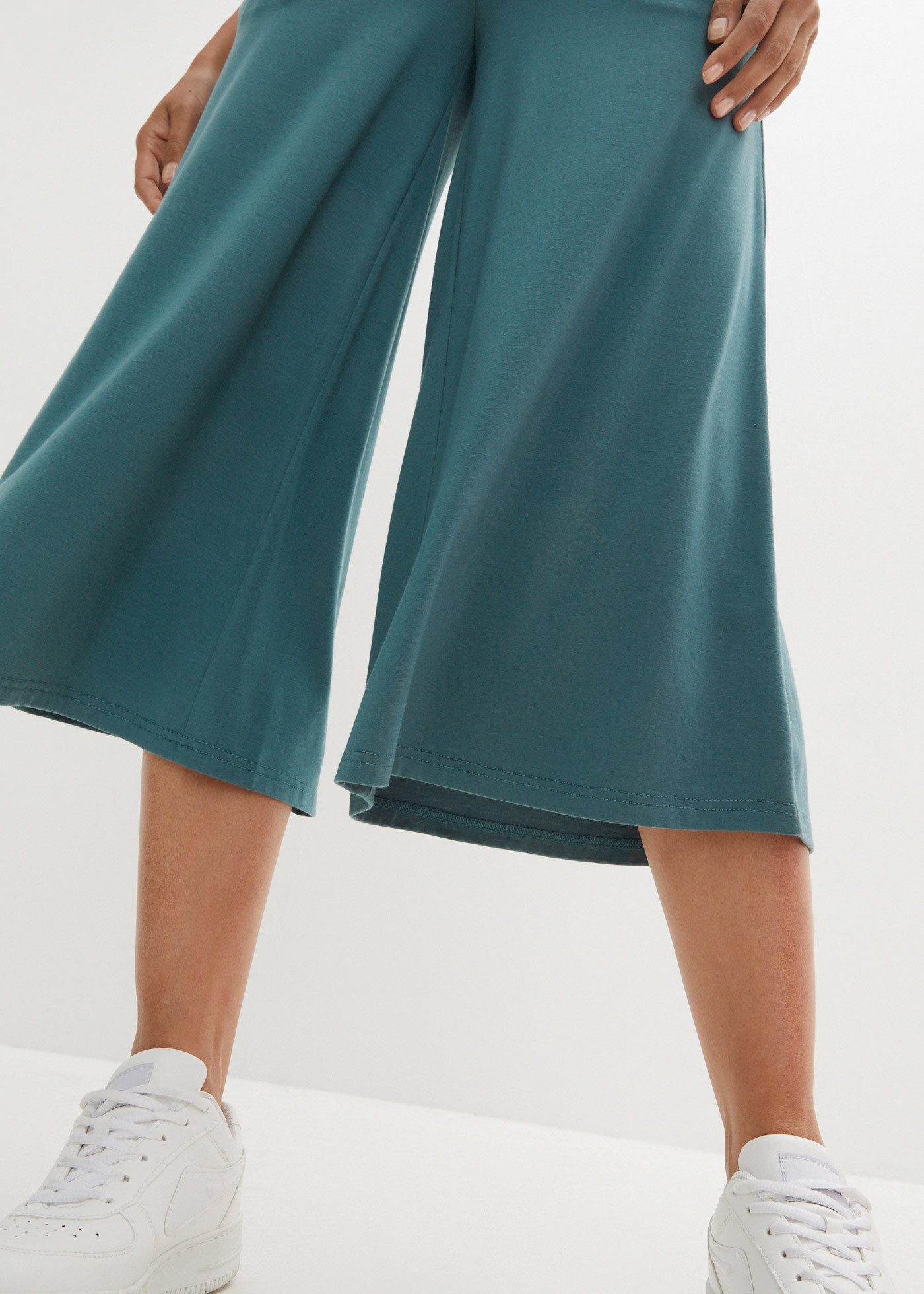 bonprix Culotte Loungewear Culotte mit weitem Bein