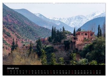 CALVENDO Wandkalender Marokko - Bilder einer Rundreise (Premium, hochwertiger DIN A2 Wandkalender 2023, Kunstdruck in Hochglanz)