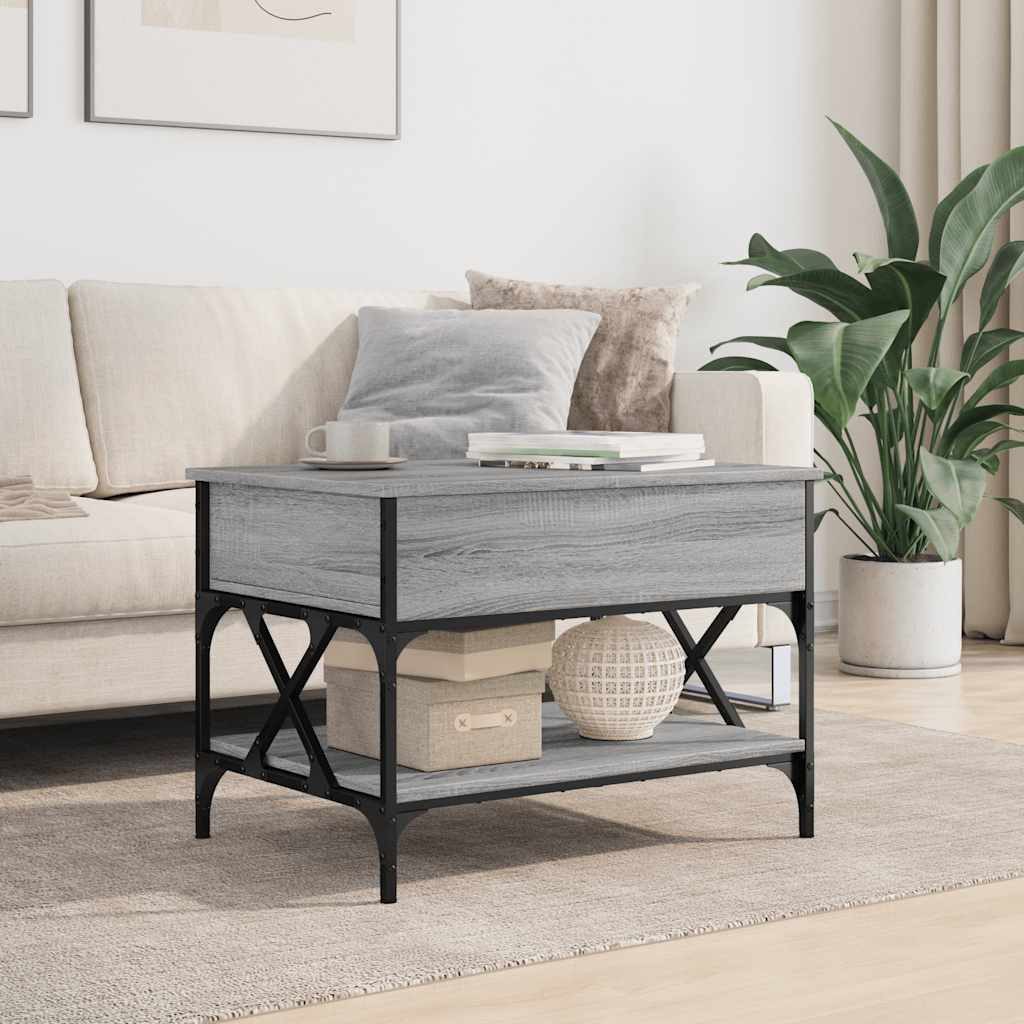 vidaXL Couchtisch Couchtisch Grau Sonoma 70x50x50 günstig online kaufen