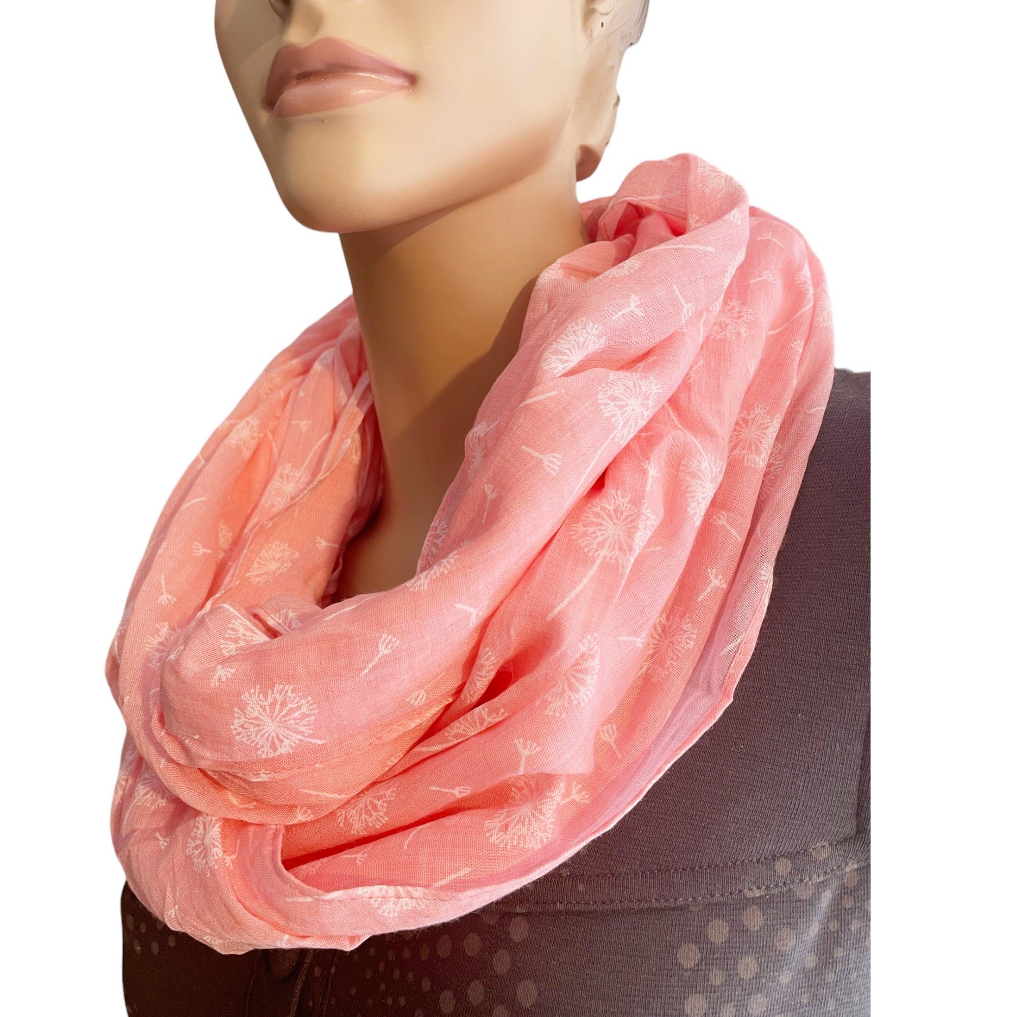 Taschen4life Loop Damen Sommer Schal SS-731 mit Pusteblumen print, Trend Mu günstig online kaufen