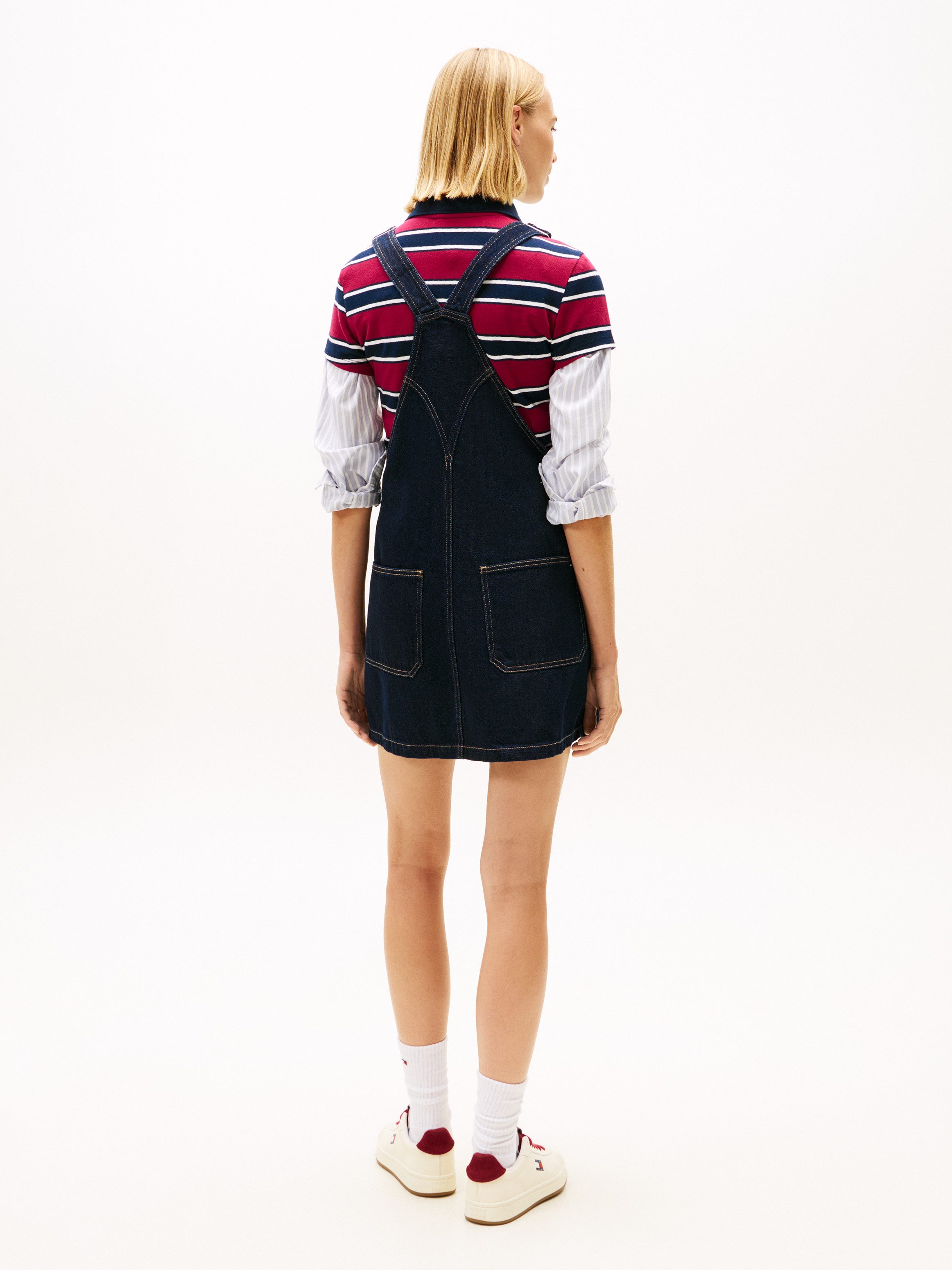 Tommy Jeans Latzkleid DUNGAREE DENIM DRESS EI5050 EXT