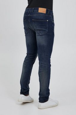 !Solid Slim-fit-Jeans Slim Fit Denim Jeans Stoned Washed Trousers SDTOMY (1-tlg) 4134 in Blau