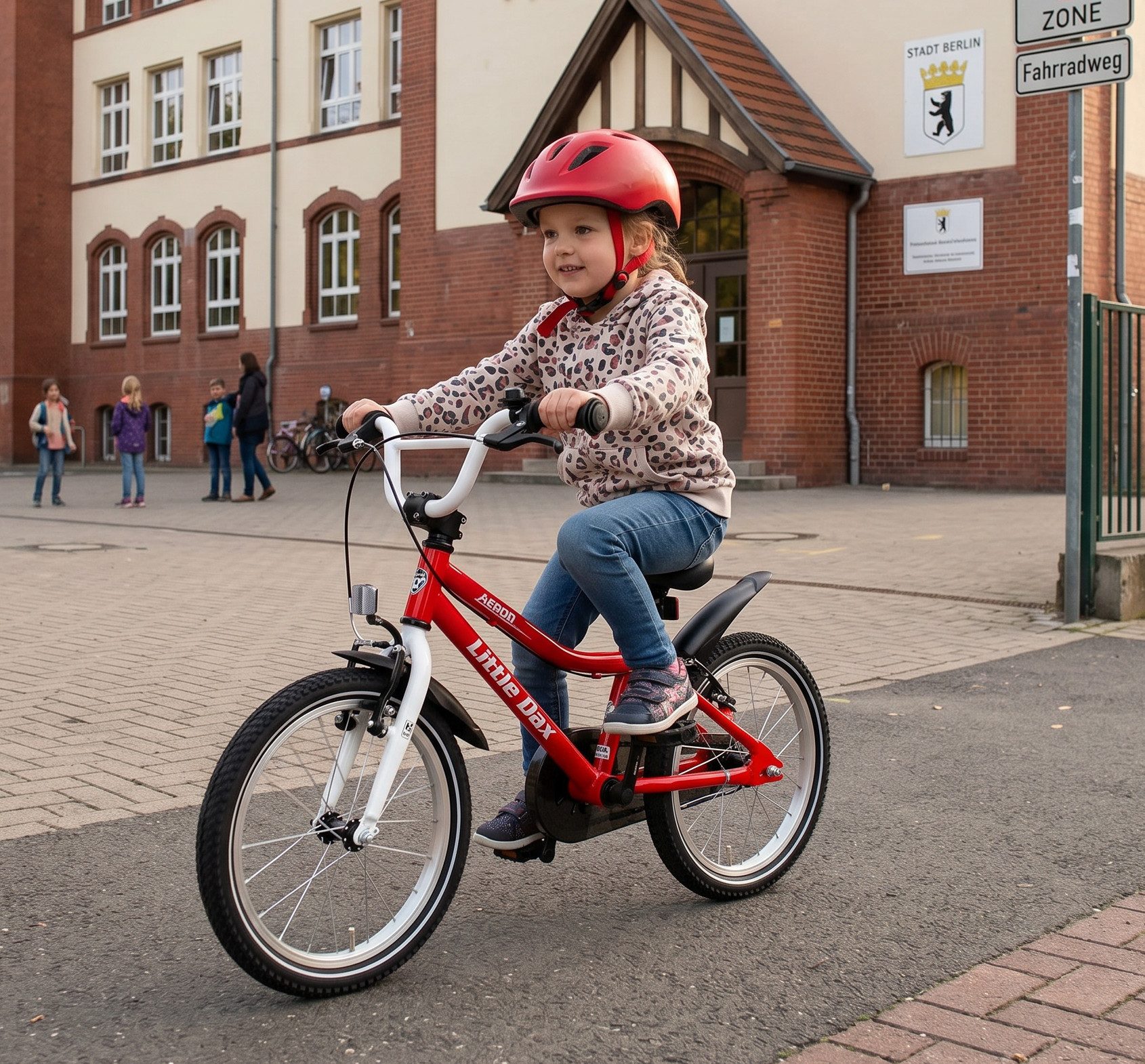 Bachtenkirch Kinderfahrrad Little Dax Fahrrad ab 3 Jahre leicht Jungen Mädchen 14 16 18 Zoll, Wählbar. Silber, Blau, Rot, 14 Zoll, 16 Zoll, 18 Zoll