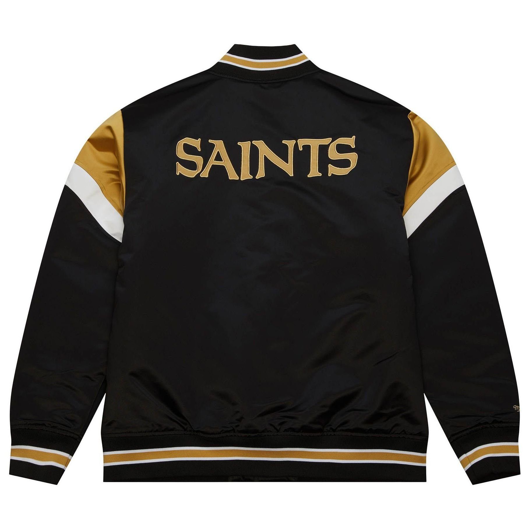Ness Saints Satin Mitchell NFL & Orleans New Collegejacke Heavyweight