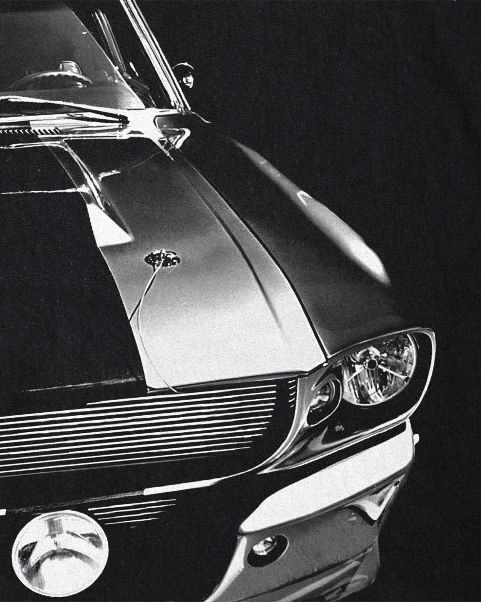 style3 Print-Shirt Herren T-Shirt Mustang ford shelby gt500 v8 rock us car muscle eleanor usa pony