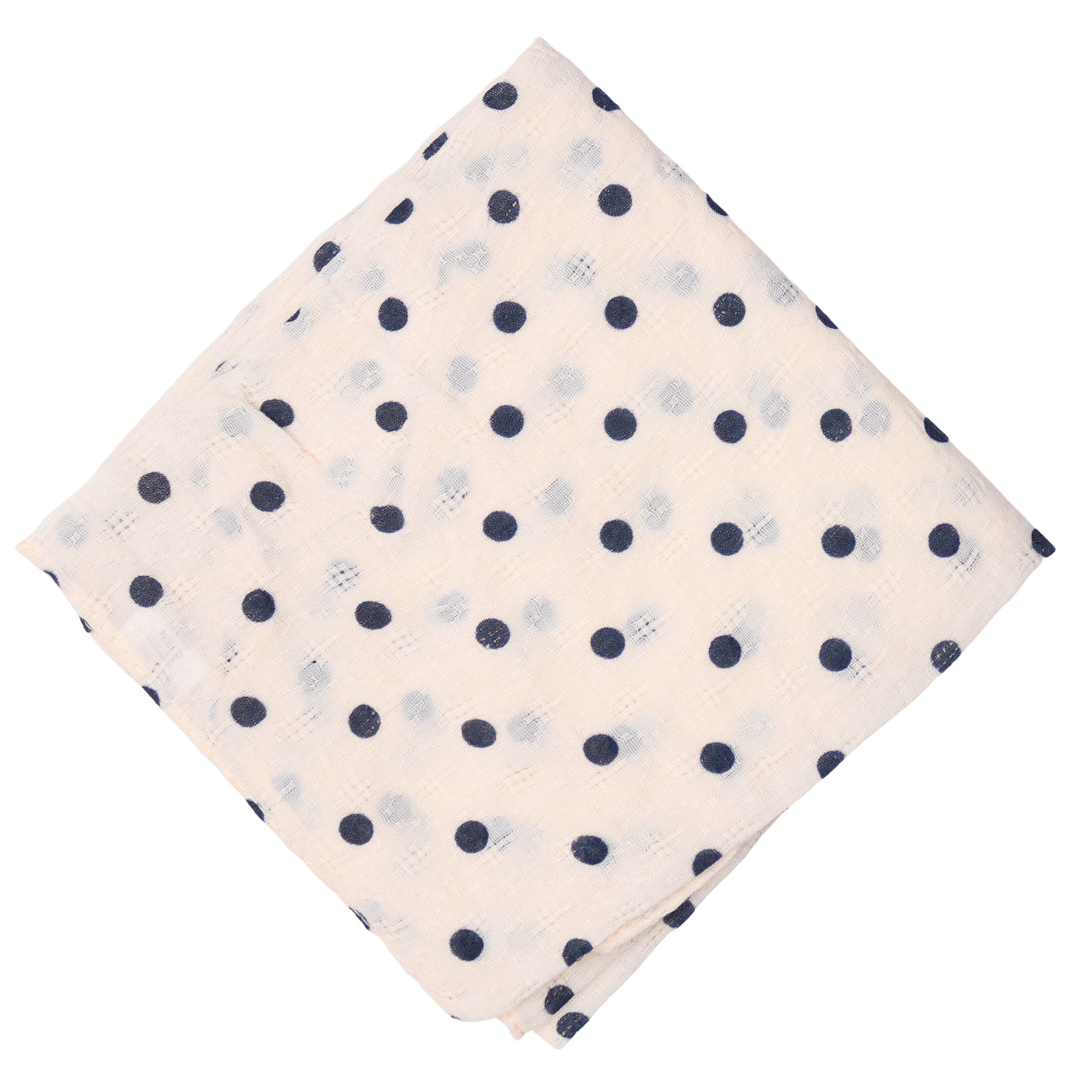 MIRROSI Nickituch Dreicktuch ca. 60 × 60 cm, wunderschönes Punkte-Muster, Damen Halstuch ideal für Frühling, Sommer oder Herbst