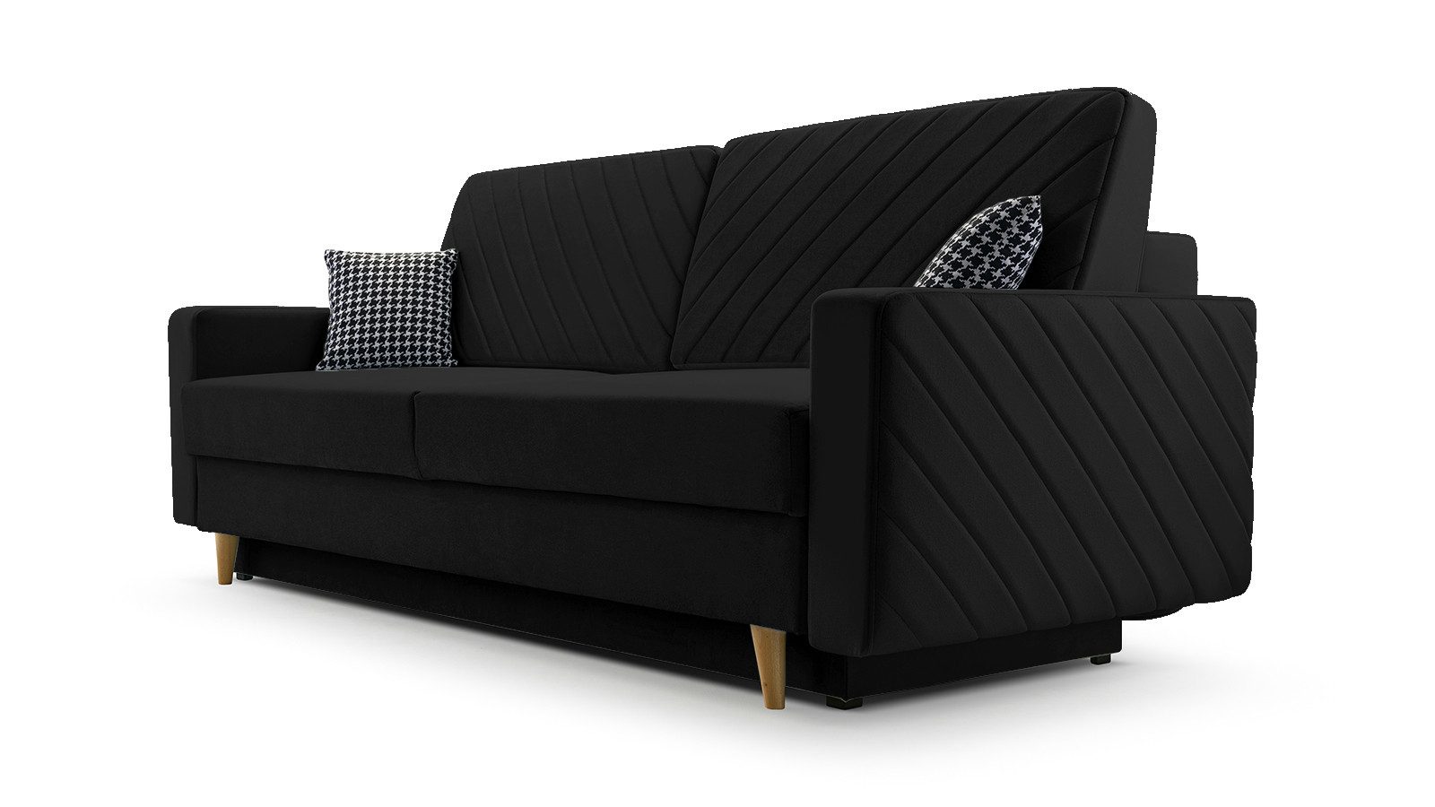 MOEBLO Schlafsofa CALIFORNIA, Sofa aus Samtstoff günstig online kaufen