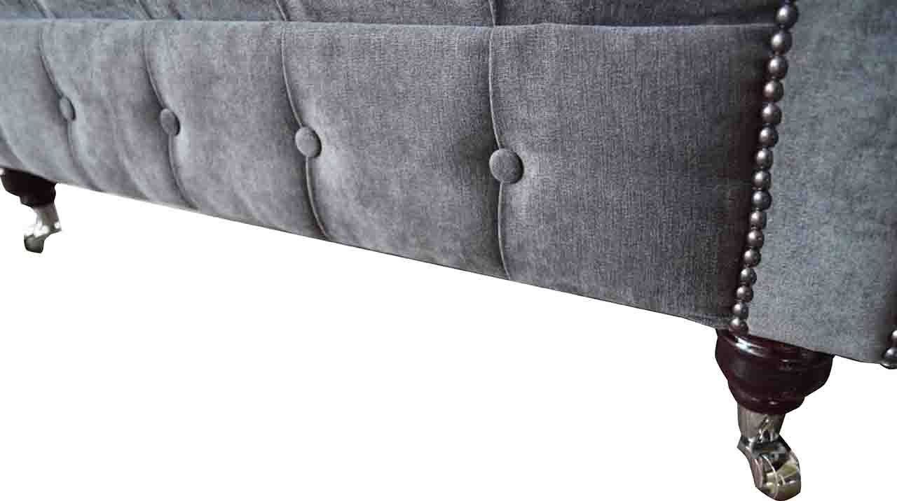 JVmoebel Sofa Chesterfield Sofa Sofas Sitzer Polster, Polster In Design Europe Sitz 1.5 Made Couch