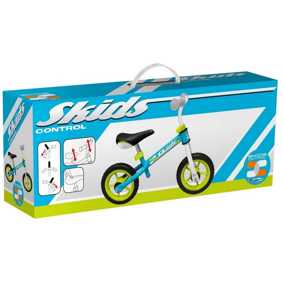 Bigbuy Laufrad Kinderfahrrad Skids Control Blau Stahl Nylon Laufrad