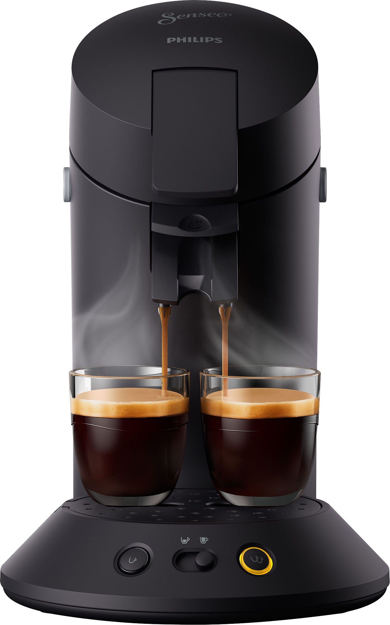 Philips Senseo Kaffeepadmaschine Original Plus Eco Senseo zurückerhalten € 100 aus kaufen max.33 CSA210/22, Pads recyceltem bis Plastik*, und 80