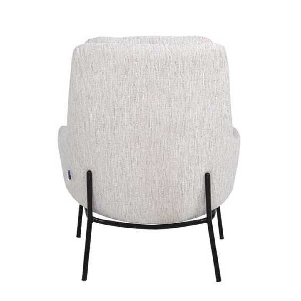 Sessel), Sessel Textil Polster Sessel Europa (1-St., 1x Luxus JVmoebel Made in Weiß Einsitzer Lehnstuhl Designer Stuhl
