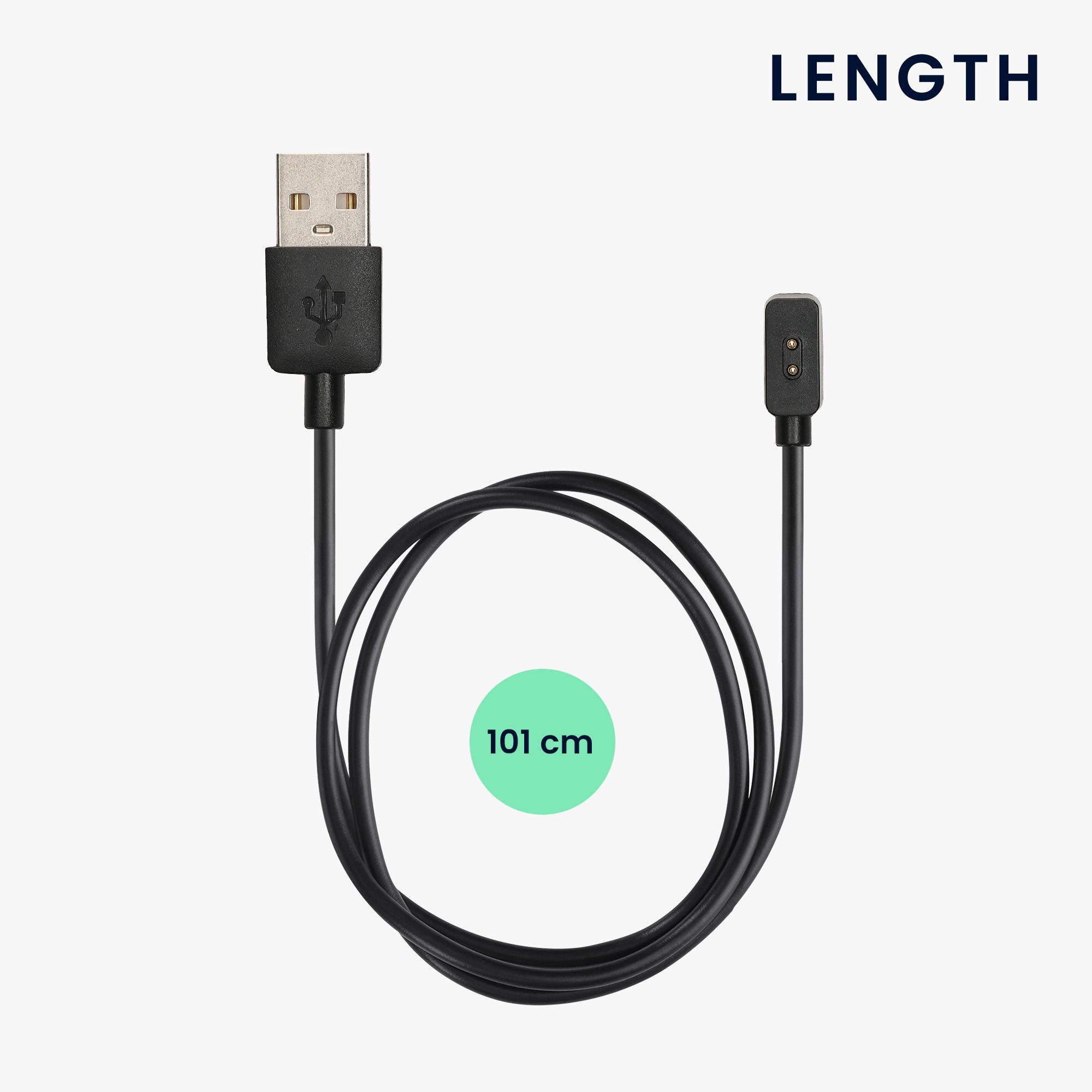 kwmobile USB Ladekabel für Xiaomi Mi Band 10 / Band 9 / 8 / 8Pro / Redmi Watch Smartphone-Ladegerät (1-tlg., USB Lade Kabel für Xiaomi Mi Band 10 / Band 9 / 8 / 8Pro / Redmi Watch)