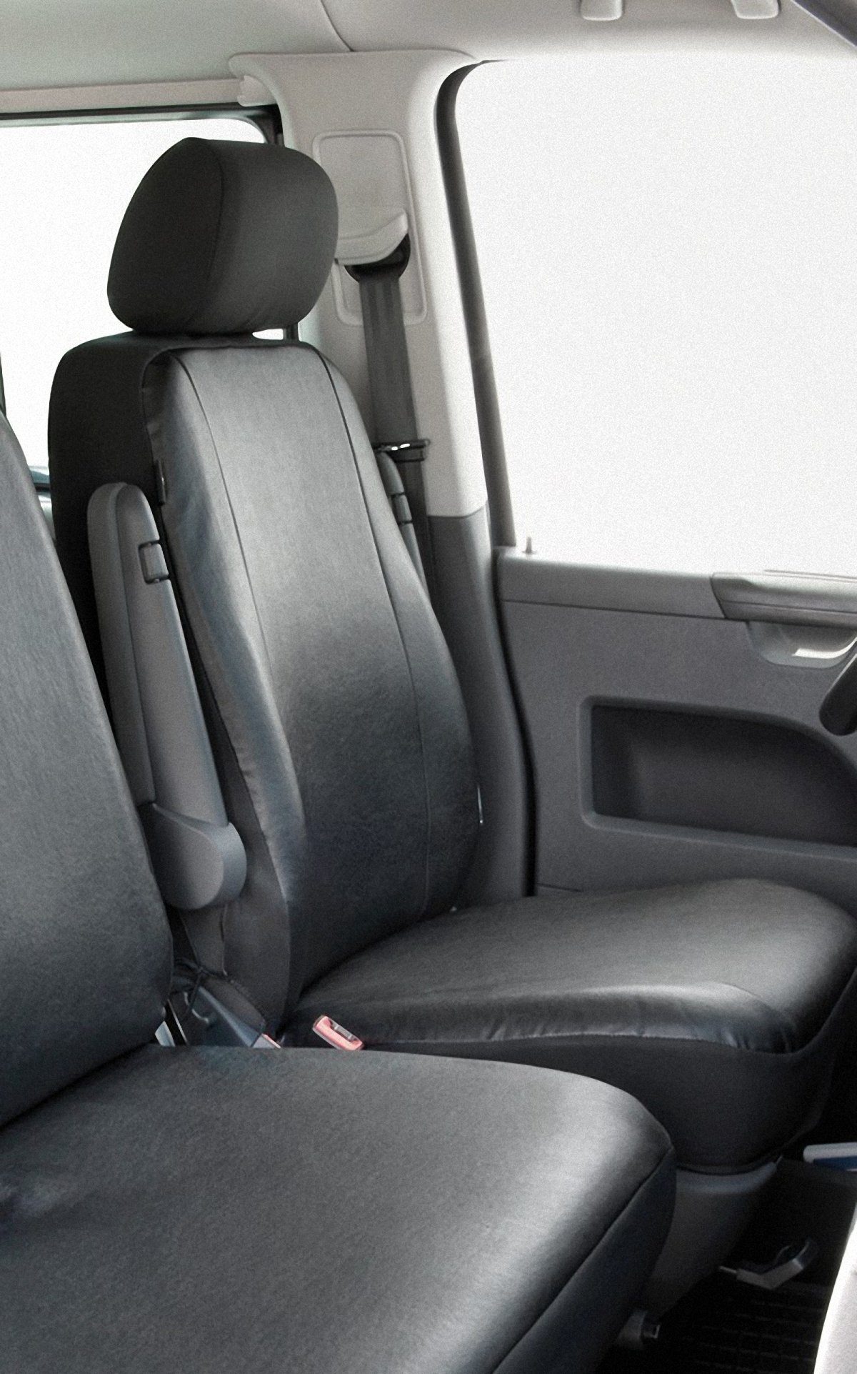 WALSER Autositzbezug Passform Bj. ab 07/2015 vorn, VW Einzelsitz Sitzbezüge T6, für
