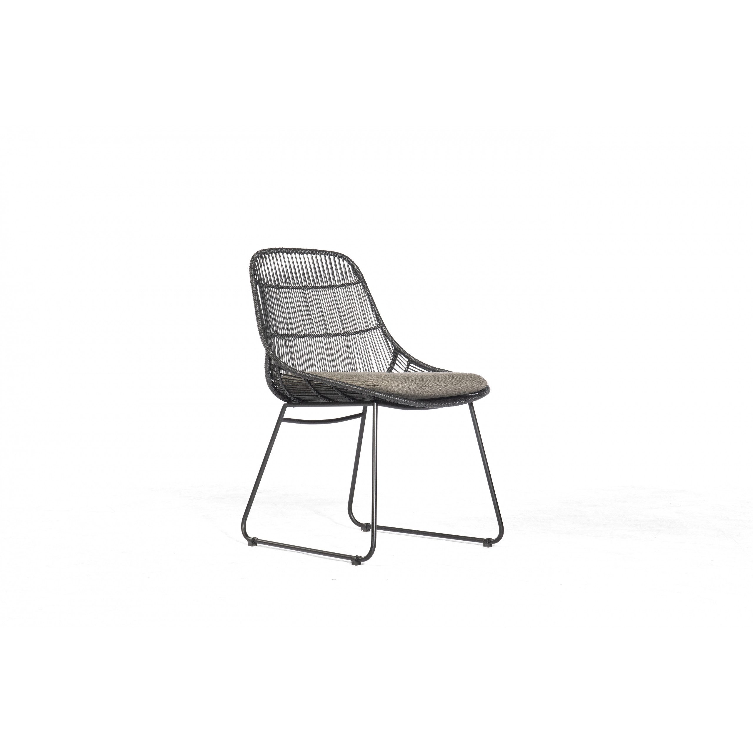 SonnenPartner Gartenstuhl Sonnenpartner Matrix Dining Sessel Metall schwarz