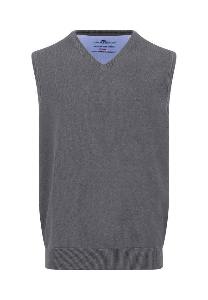 FYNCH-HATTON Strickpullover - Pullunder aus Baumwolle günstig online kaufen