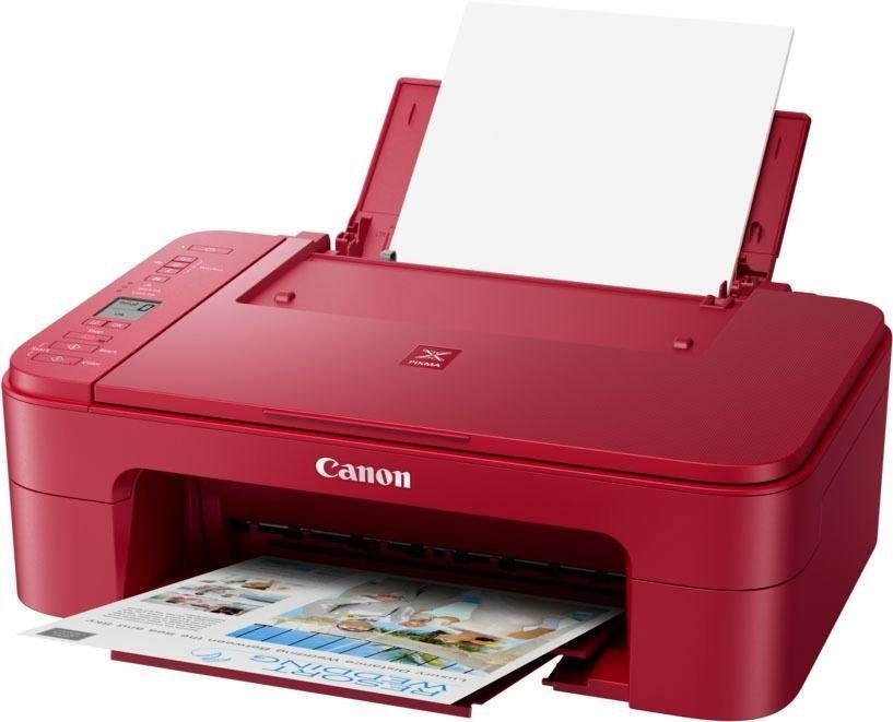 Canon PIXMA Multifunktionsdrucker, rot (Wi-Fi) (WLAN TS3350