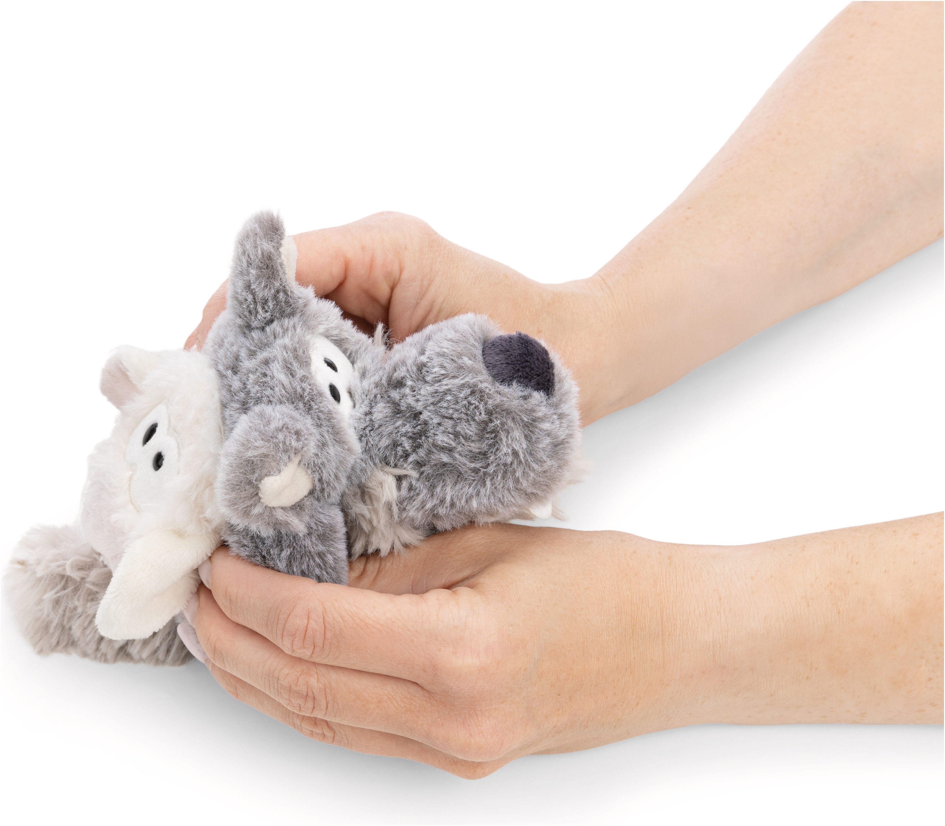 Nici Kuscheltier Let Me Out, Wolf mit Wendefunktion, 15cm, 2in1 Wendeplüschtier
